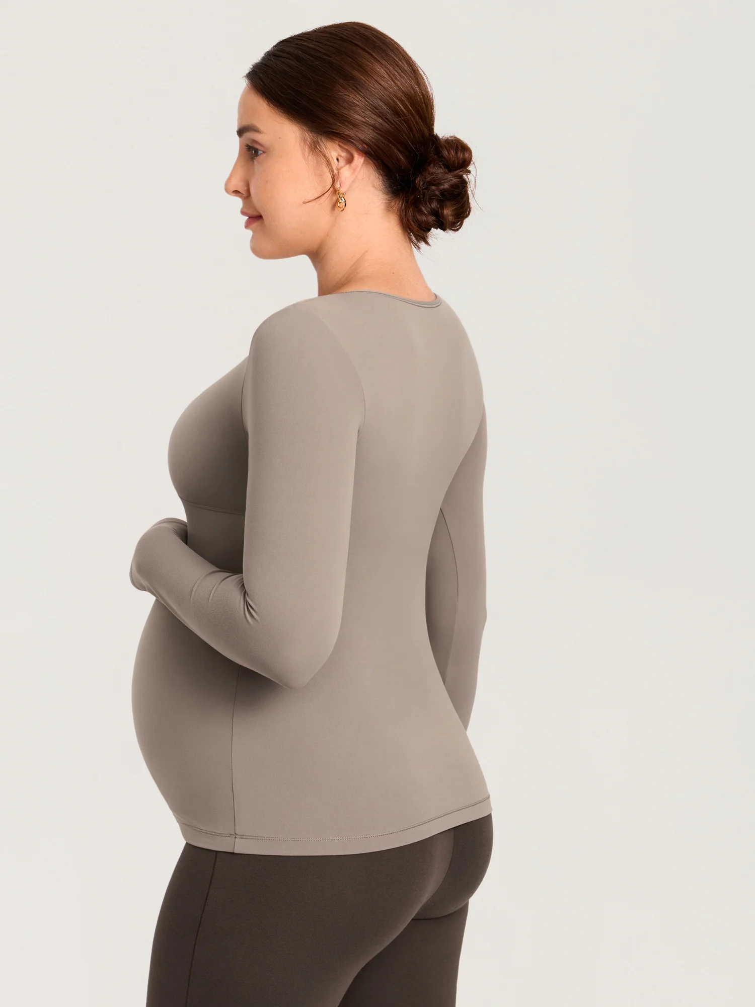 AirSoft Crossover Maternity & Nursing Top - Long Sleeves - Image 17