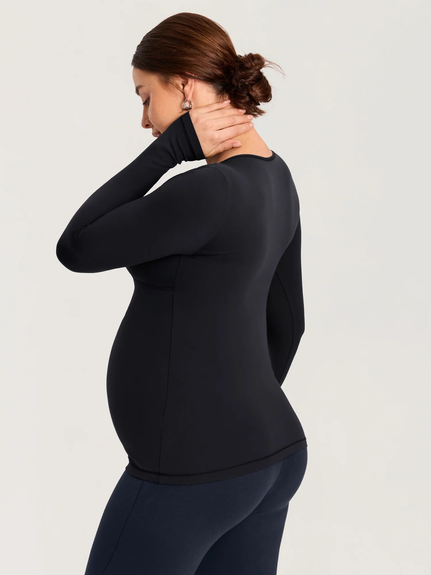AirSoft Crossover Maternity & Nursing Top - Long Sleeves - Image 9