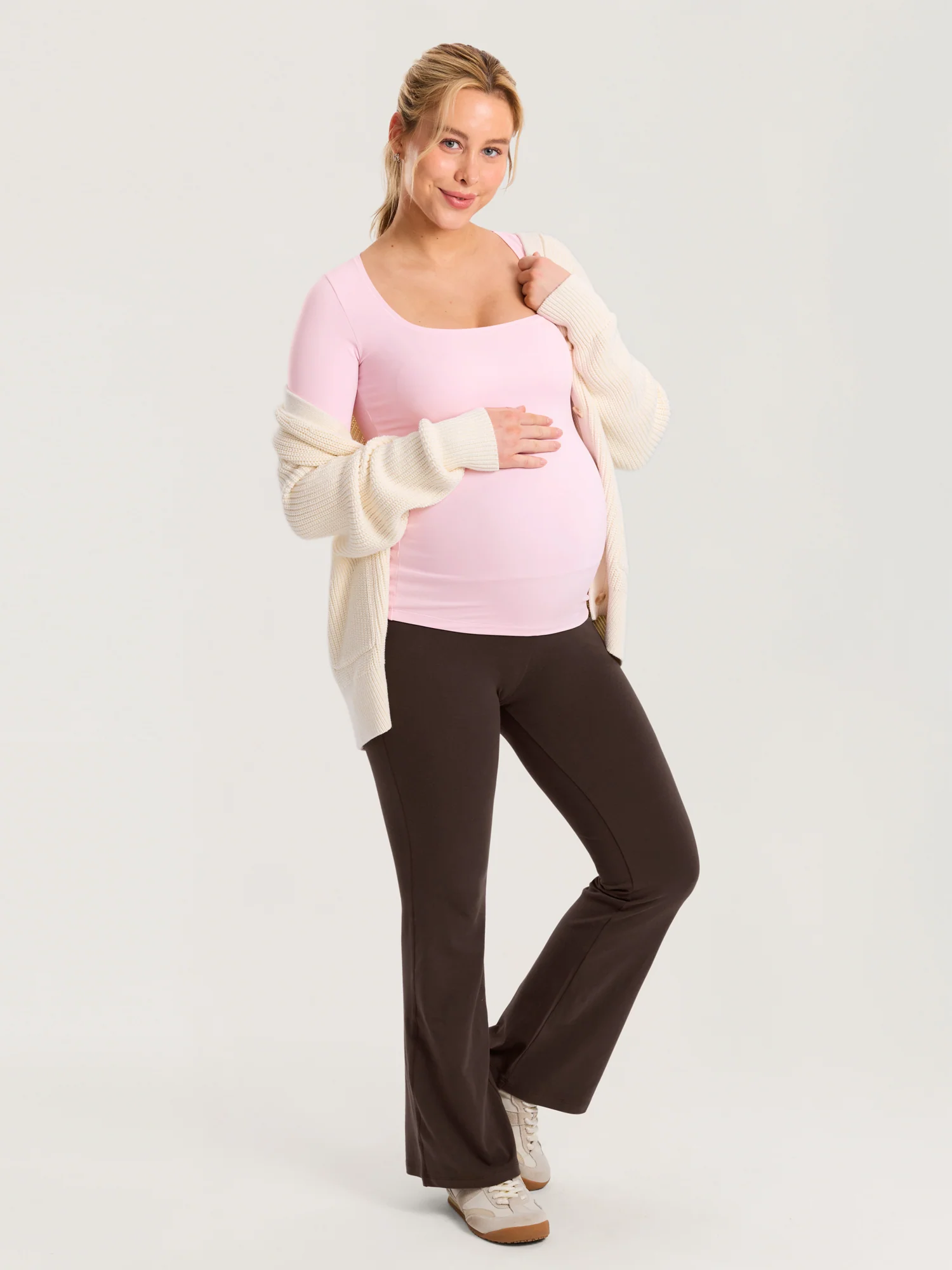 AirSoft Square Neck Maternity Top - Long Sleeves - Image 5