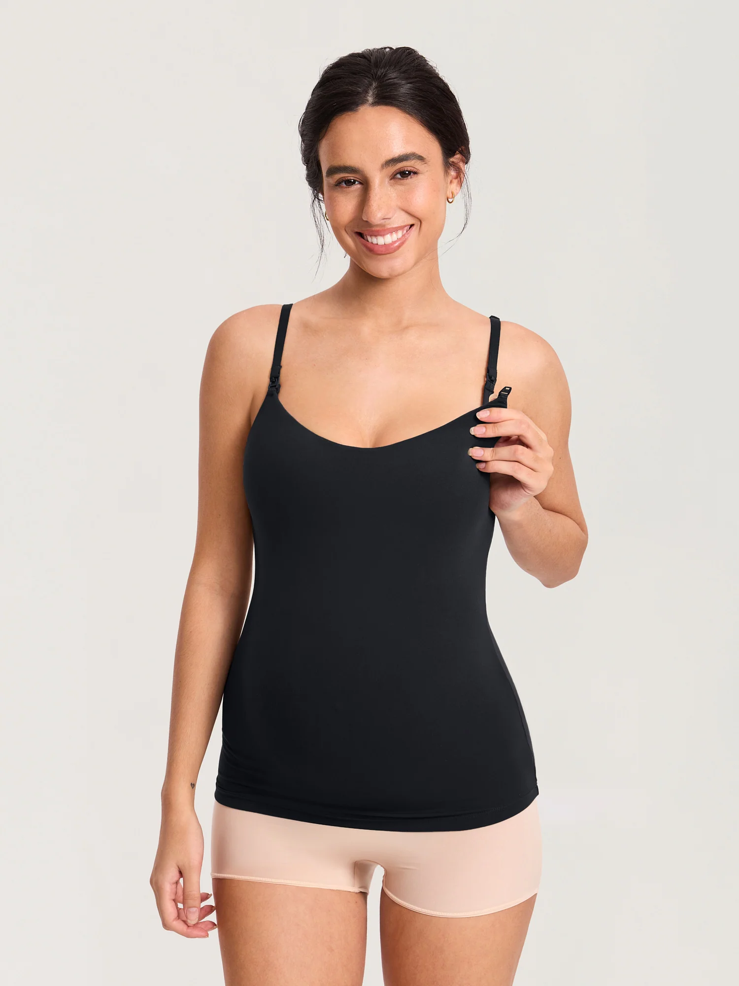 Airsofta Fixed Cup Nursing Cami Tank - Image 15