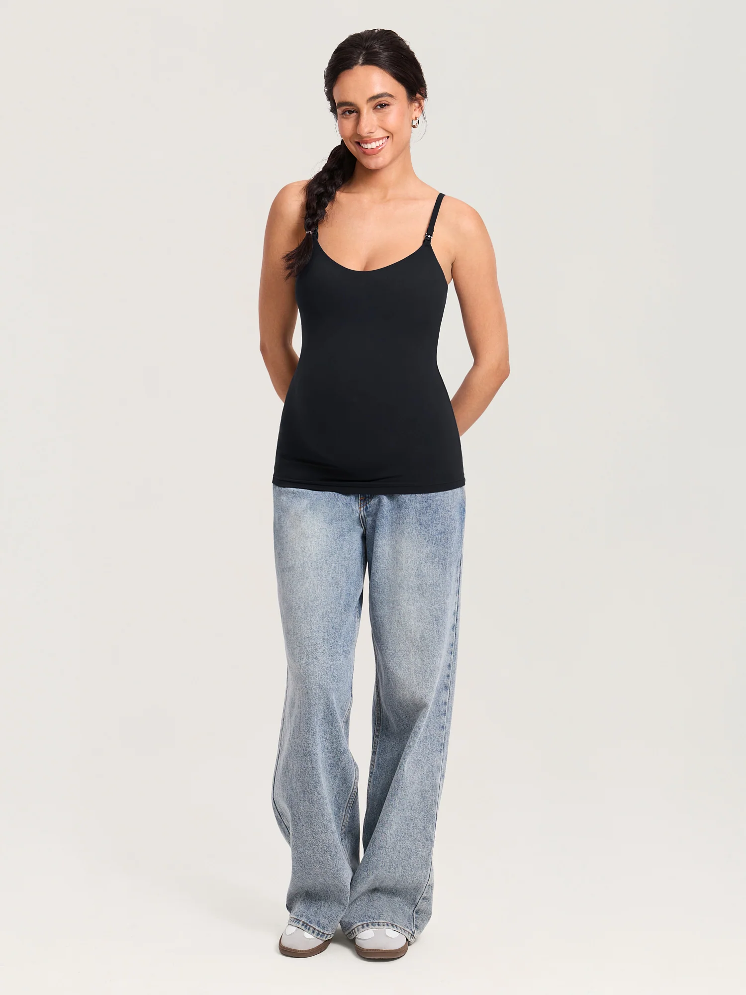Airsofta Fixed Cup Nursing Cami Tank - Image 18