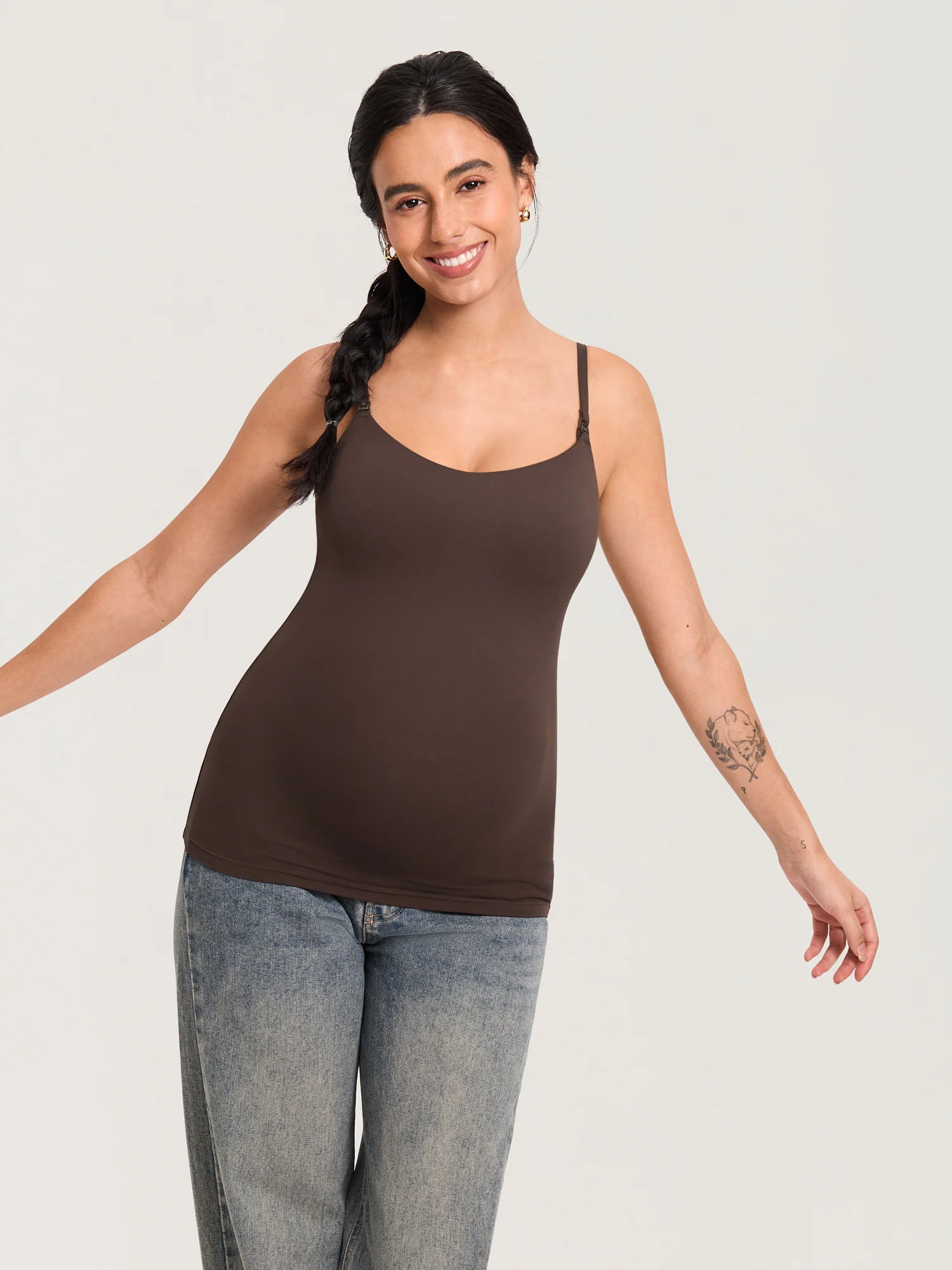 Airsofta Fixed Cup Nursing Cami Tank - Image 23