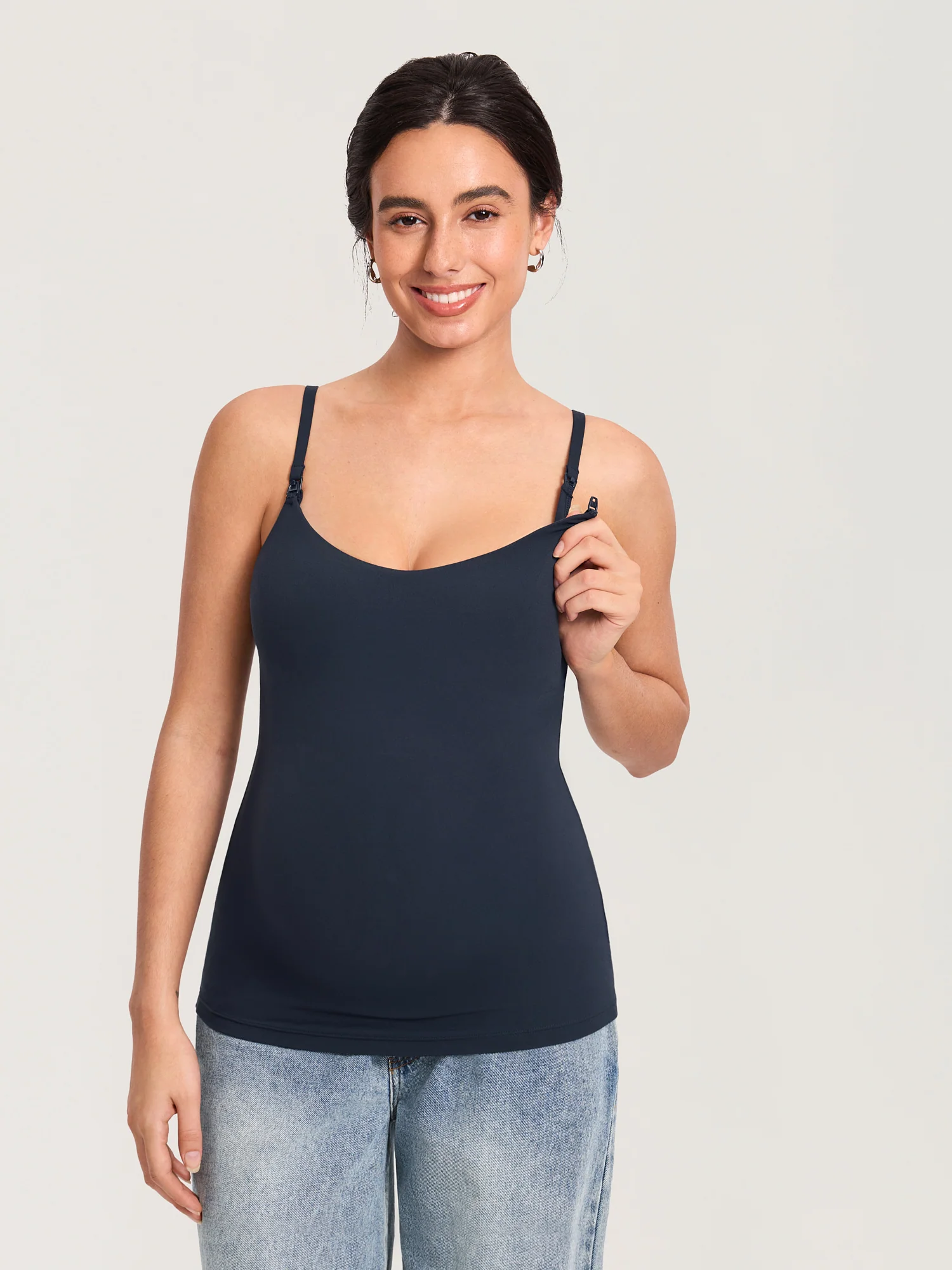 Airsofta Fixed Cup Nursing Cami Tank - Image 25
