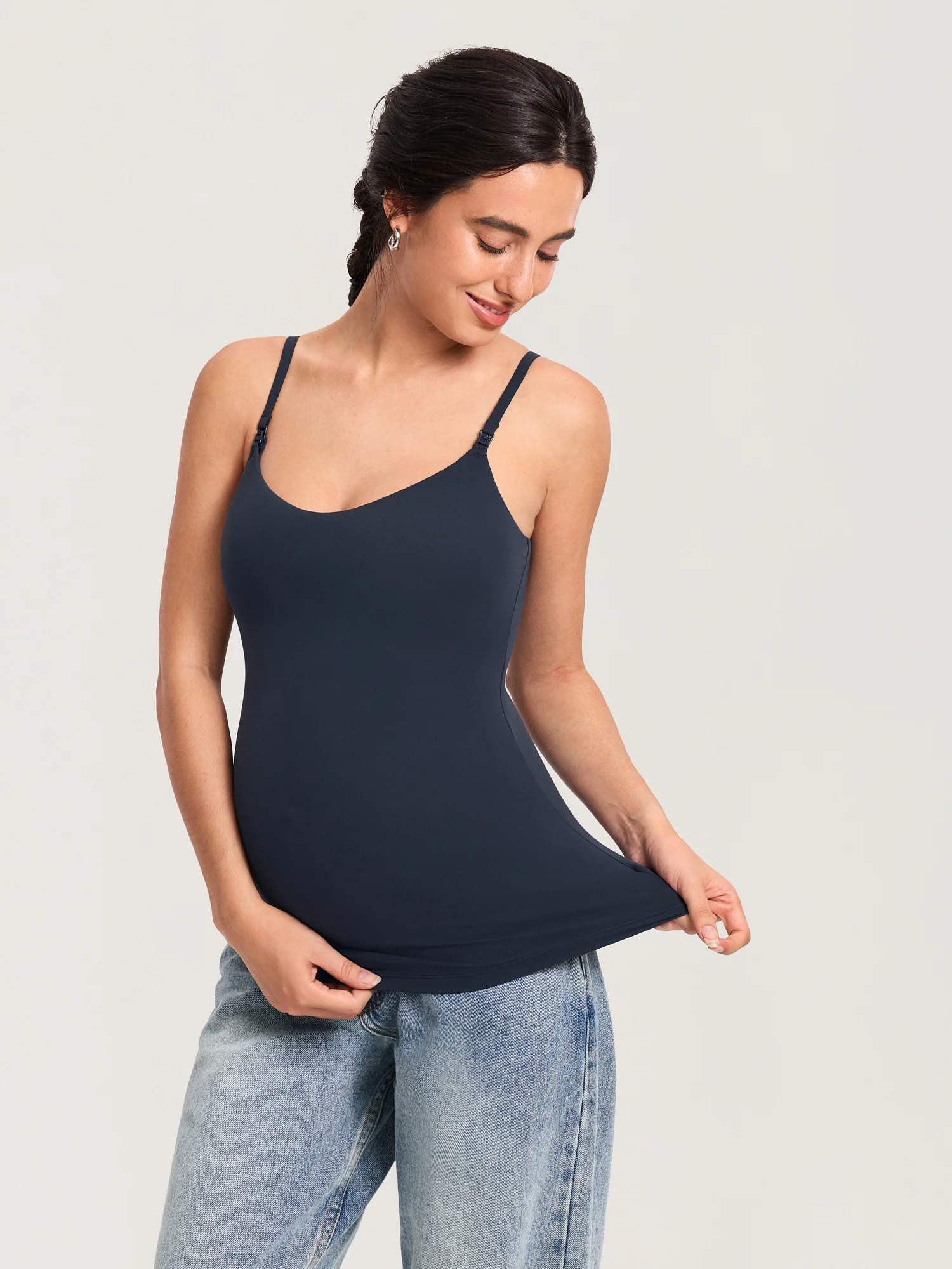 Airsofta Fixed Cup Nursing Cami Tank - Image 28