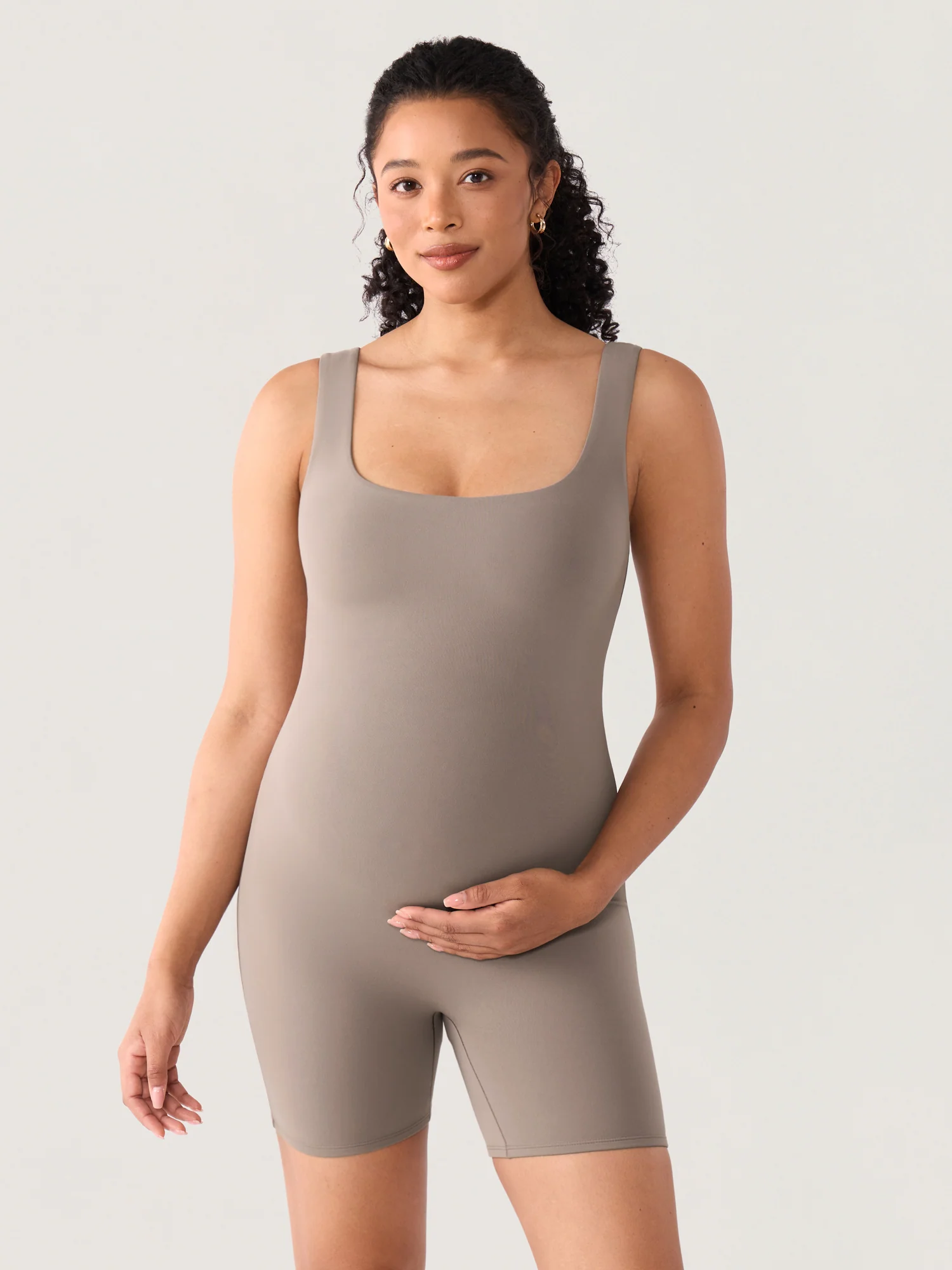 Airsofta Square Neck Maternity Romper - Image 20