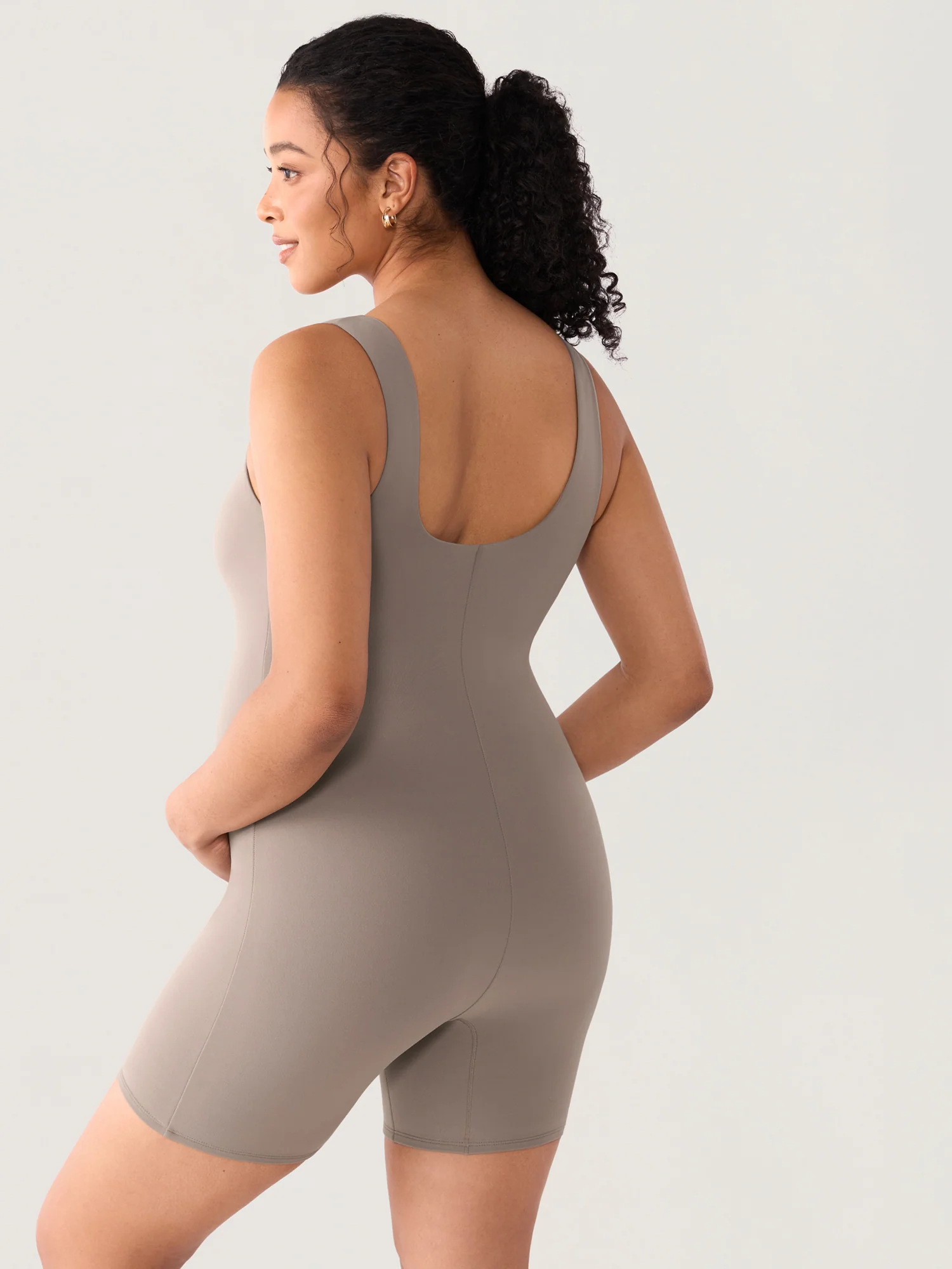 Airsofta Square Neck Maternity Romper - Image 23