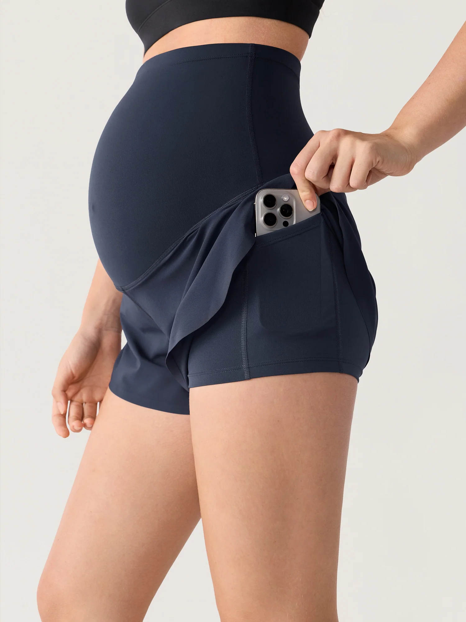 Bloomove™ Maternity Dolphin Shorts - with Inner Pockets - Image 16