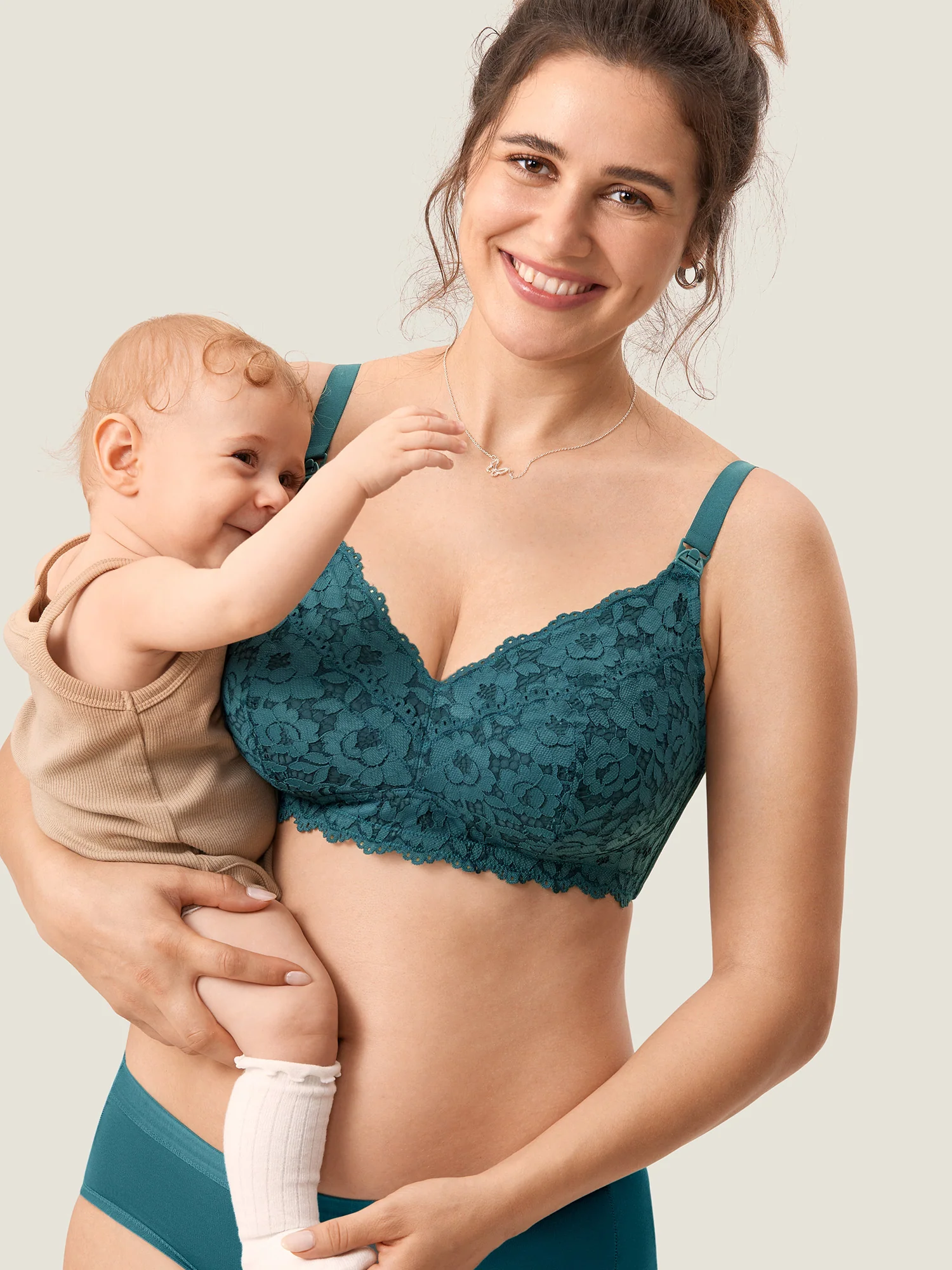 Cotton Lining Hands Free Pumping Bra - Image 4