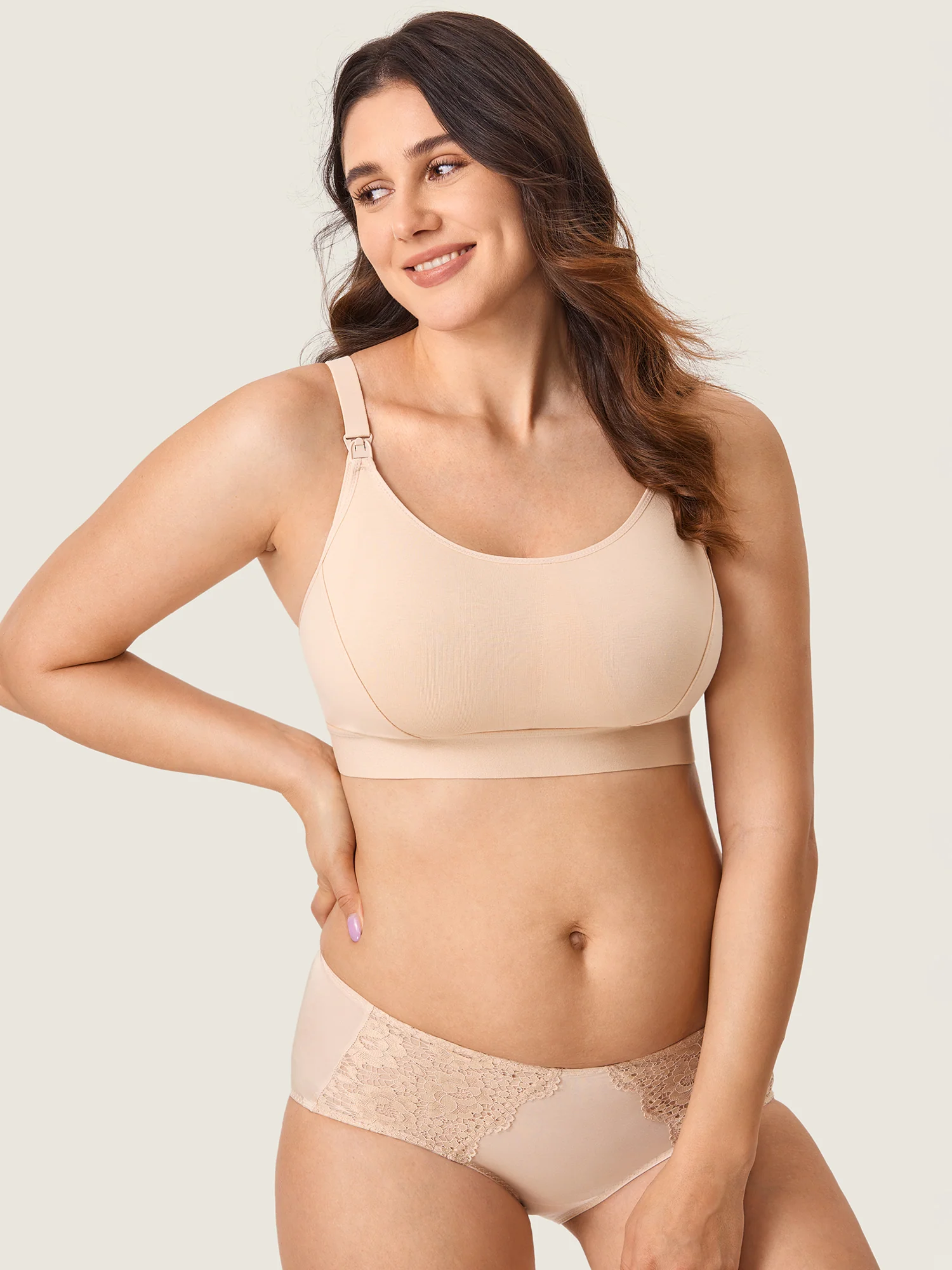 Cotton Plus Size Nursing Sport Bra - Image 10