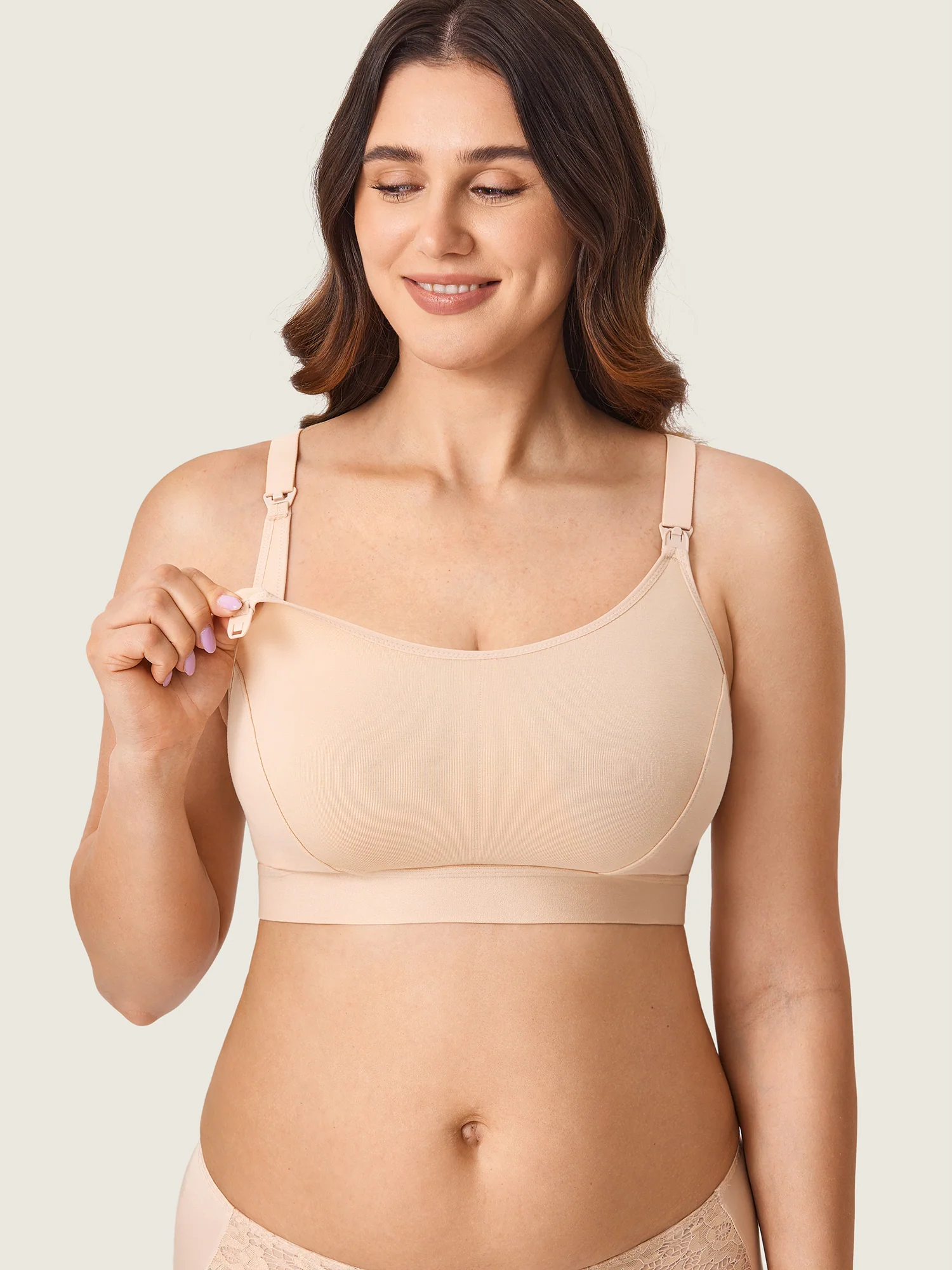 Cotton Plus Size Nursing Sport Bra - Image 12