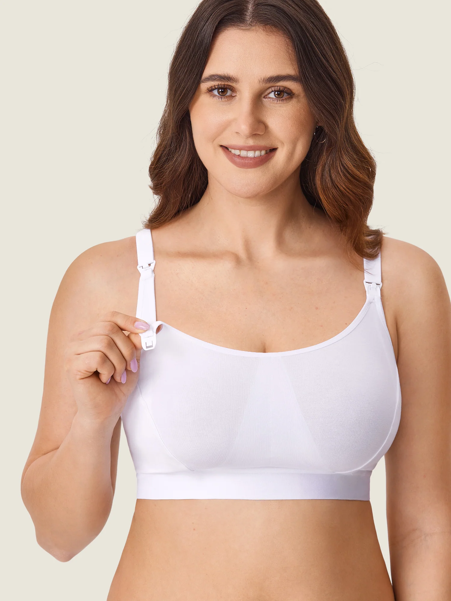 Cotton Plus Size Nursing Sport Bra - Image 15