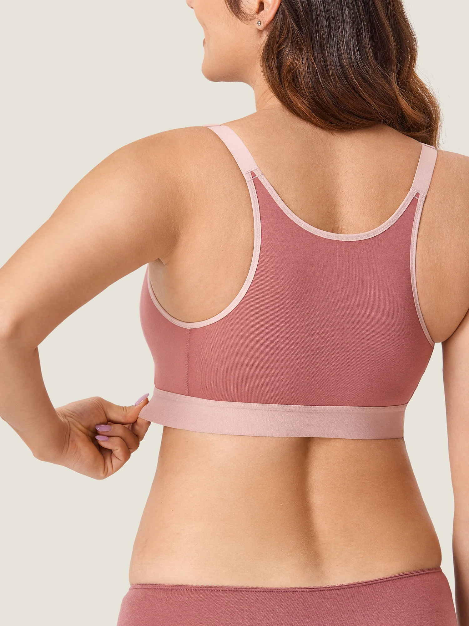 Cotton Plus Size Nursing Sport Bra - Image 6
