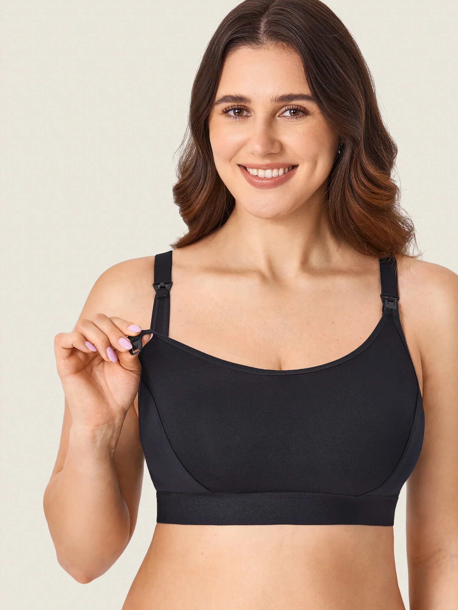 Cotton Plus Size Nursing Sport Bra - Image 8