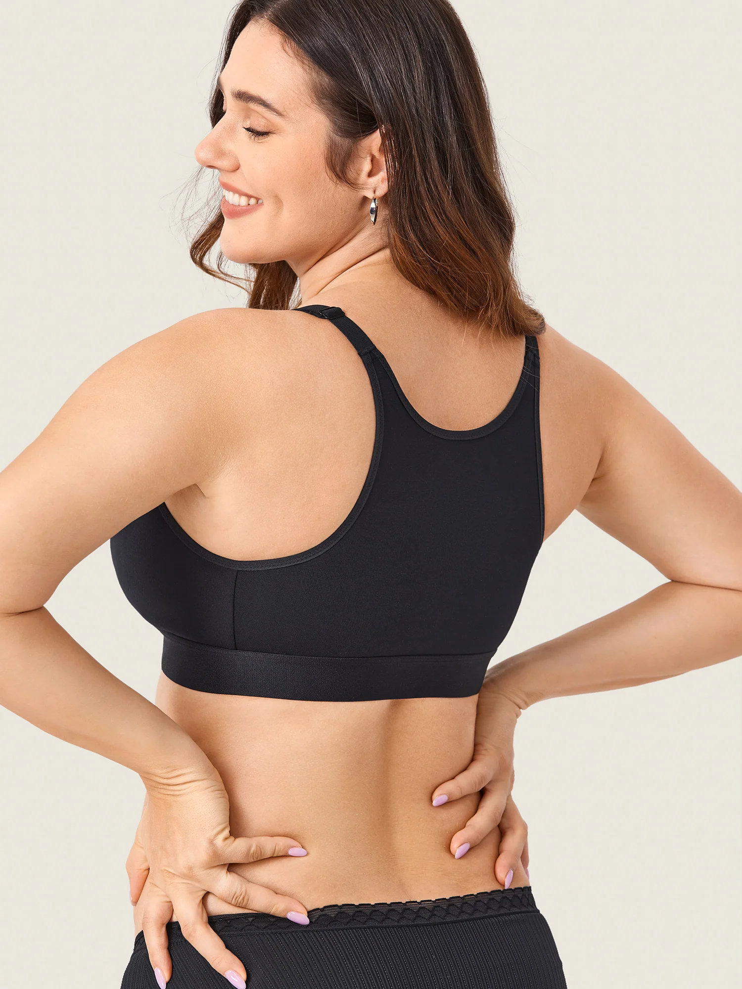 Cotton Plus Size Nursing Sport Bra - Image 9
