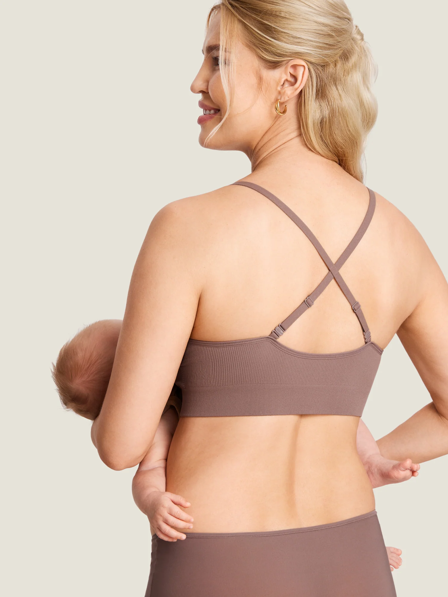 Ribbed Scoop Nursing Bralette - Image 26