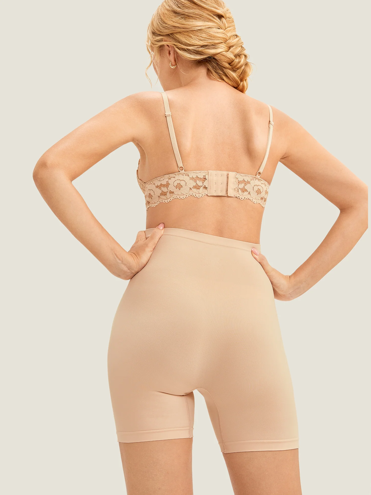 High Waist Shapewear Maternity Shorts|Seamless - Image 21