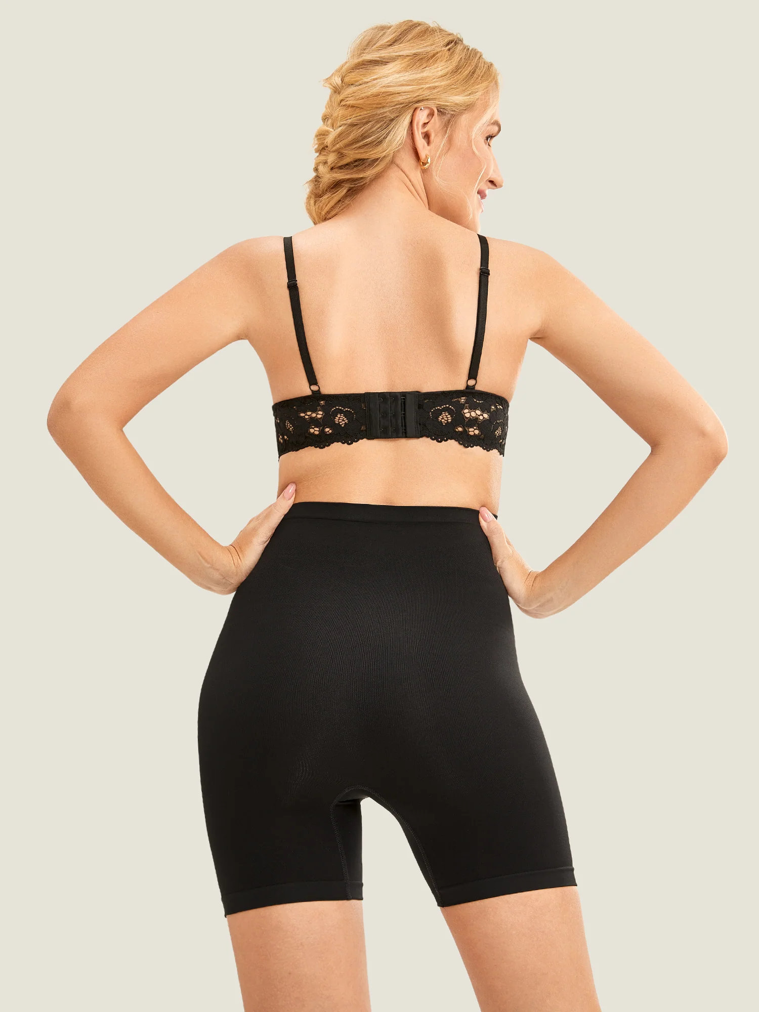 High Waist Shapewear Maternity Shorts|Seamless - Image 26