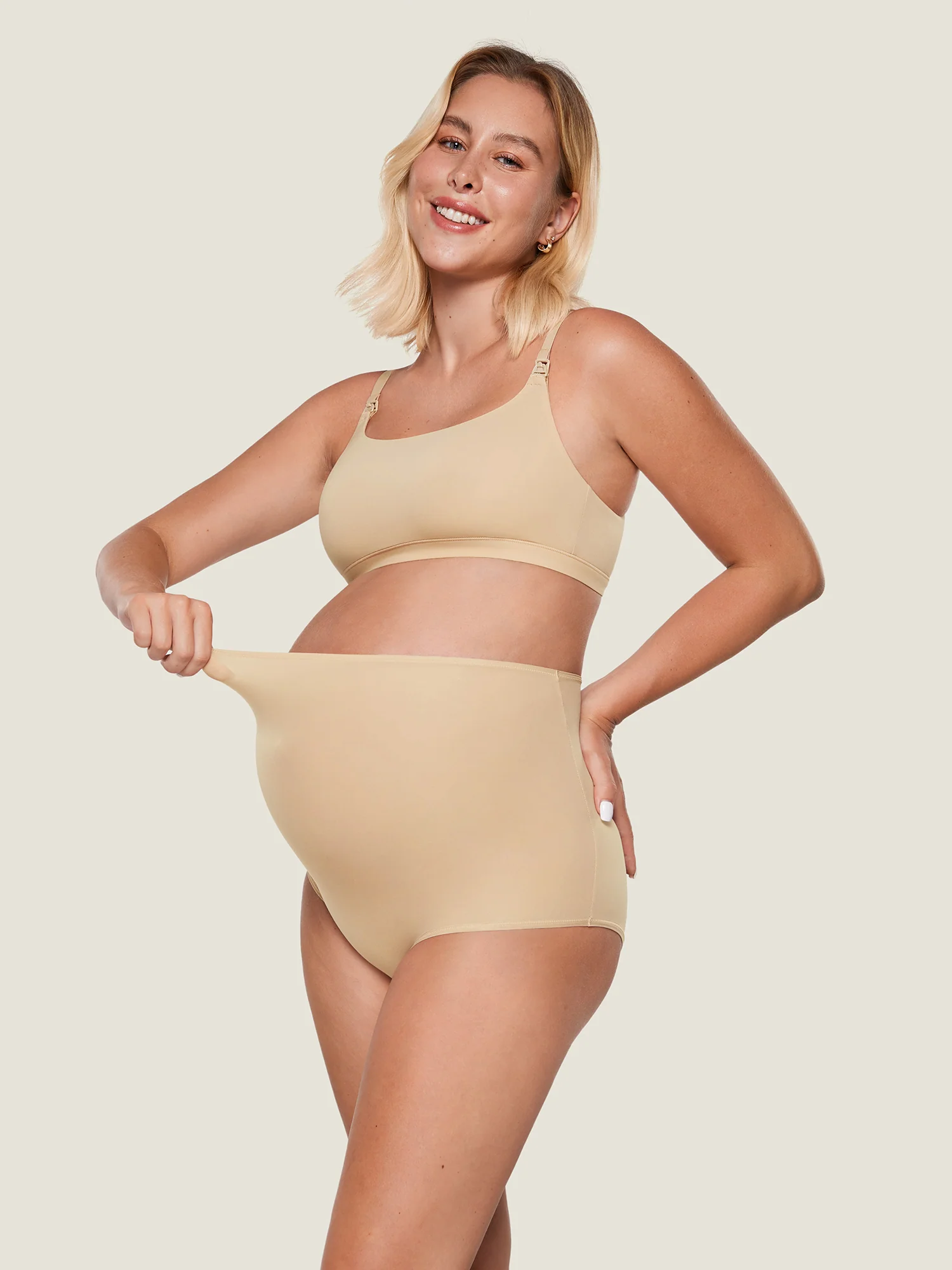 Inbarely® Soft High Waist Maternity Underwear - 2 Pack - Image 11