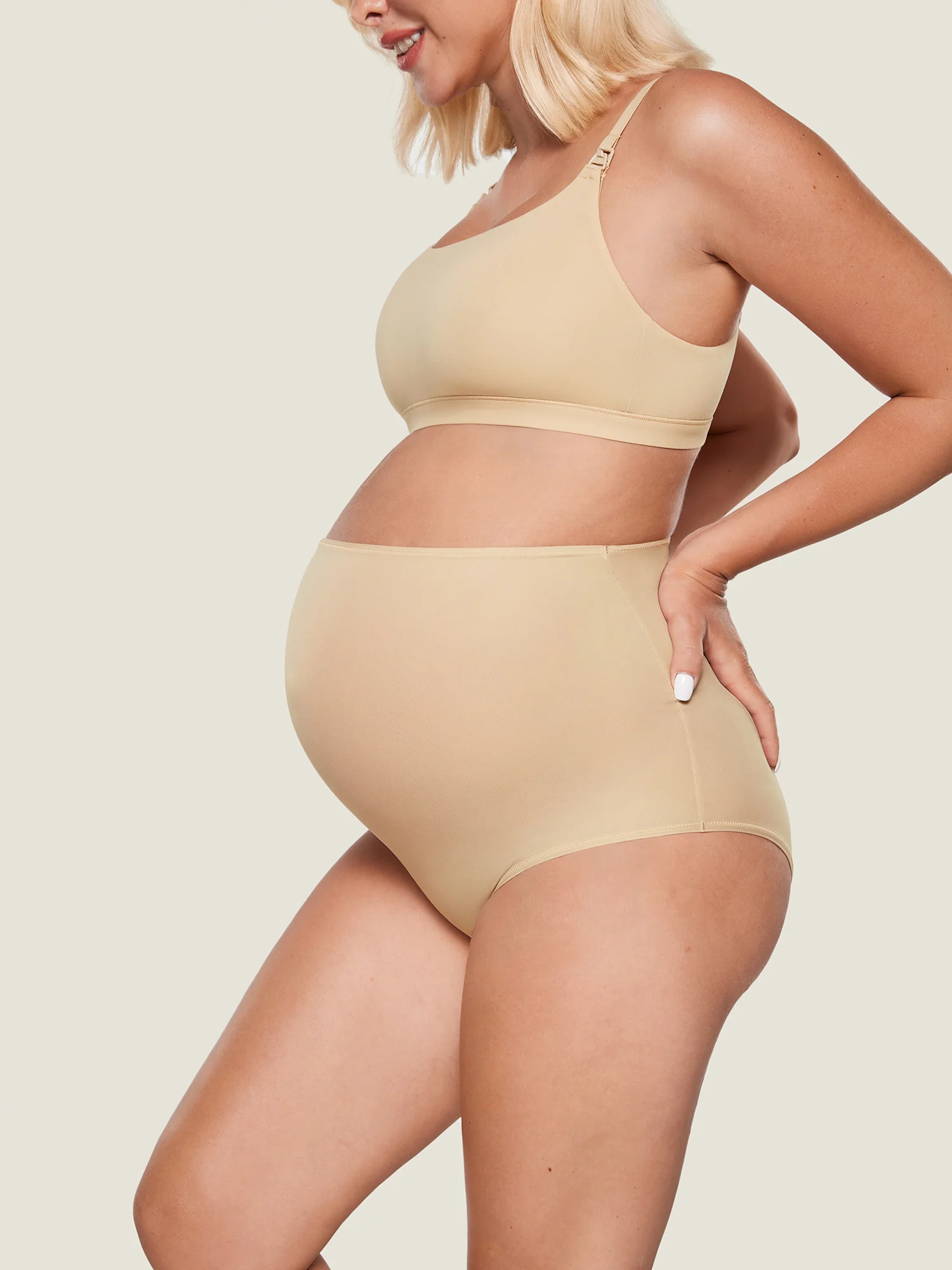 Inbarely® Soft High Waist Maternity Underwear - 2 Pack - Image 12