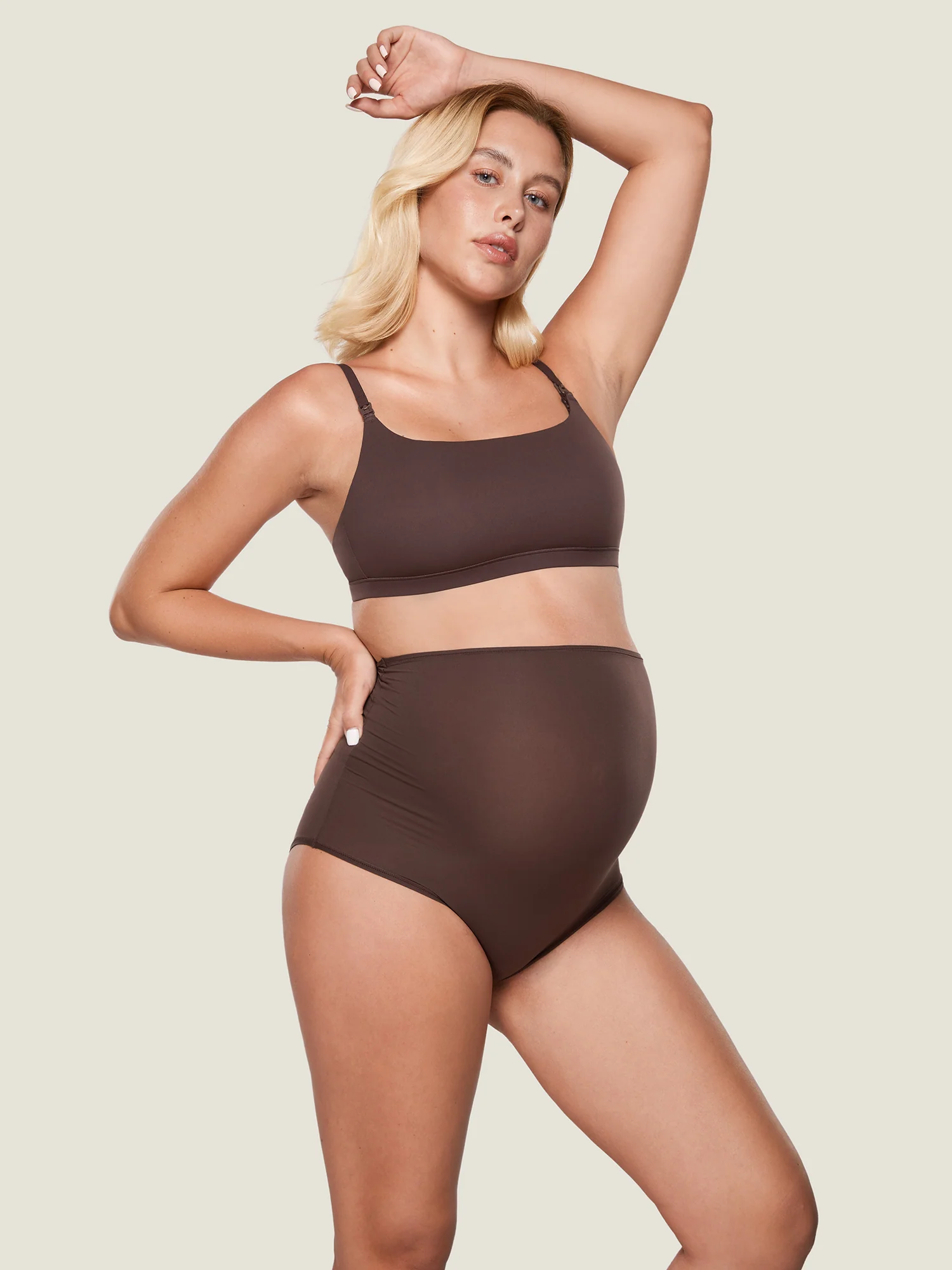 Inbarely® Soft High Waist Maternity Underwear - 2 Pack - Image 20