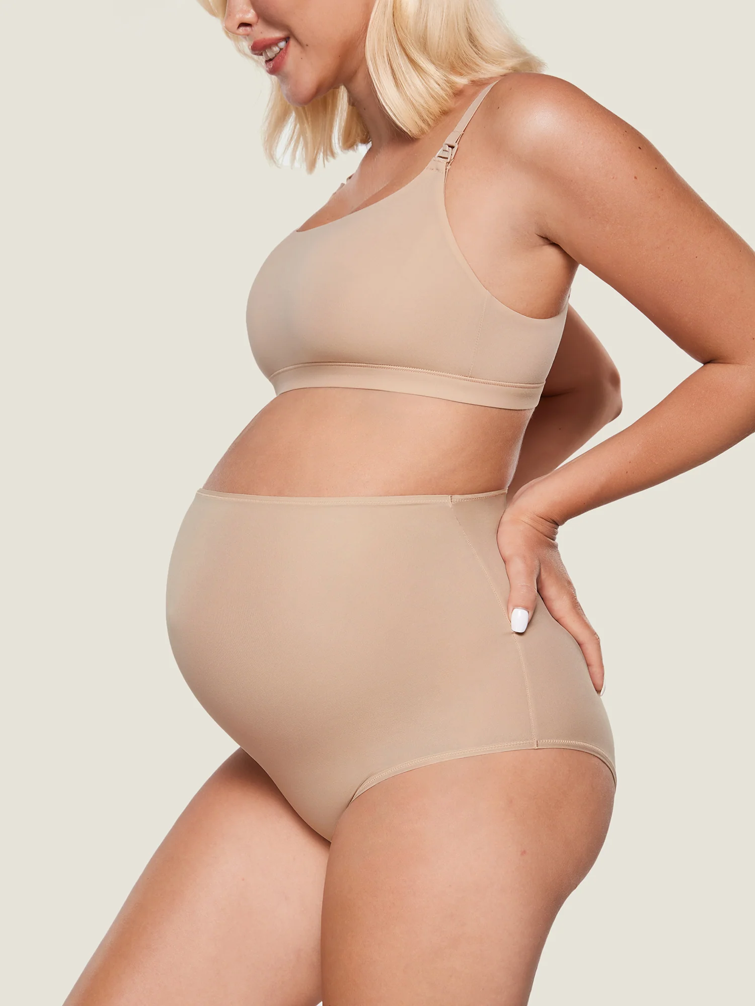 Inbarely® Soft High Waist Maternity Underwear - 2 Pack - Image 4