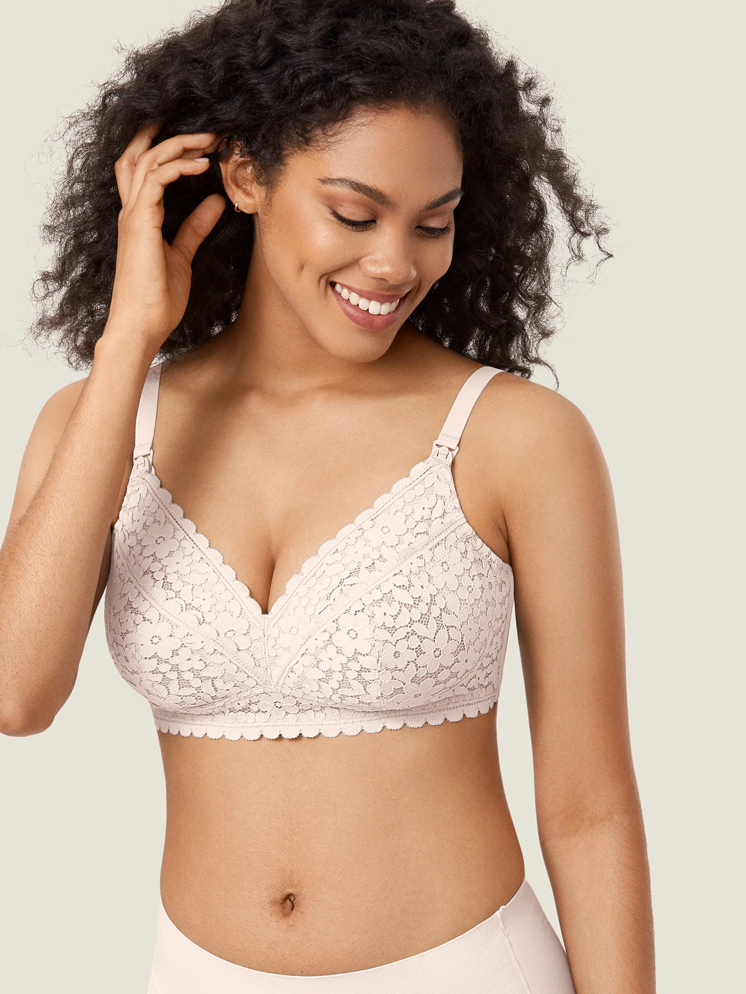 Lace Hands Free Pumping Bra - Image 17