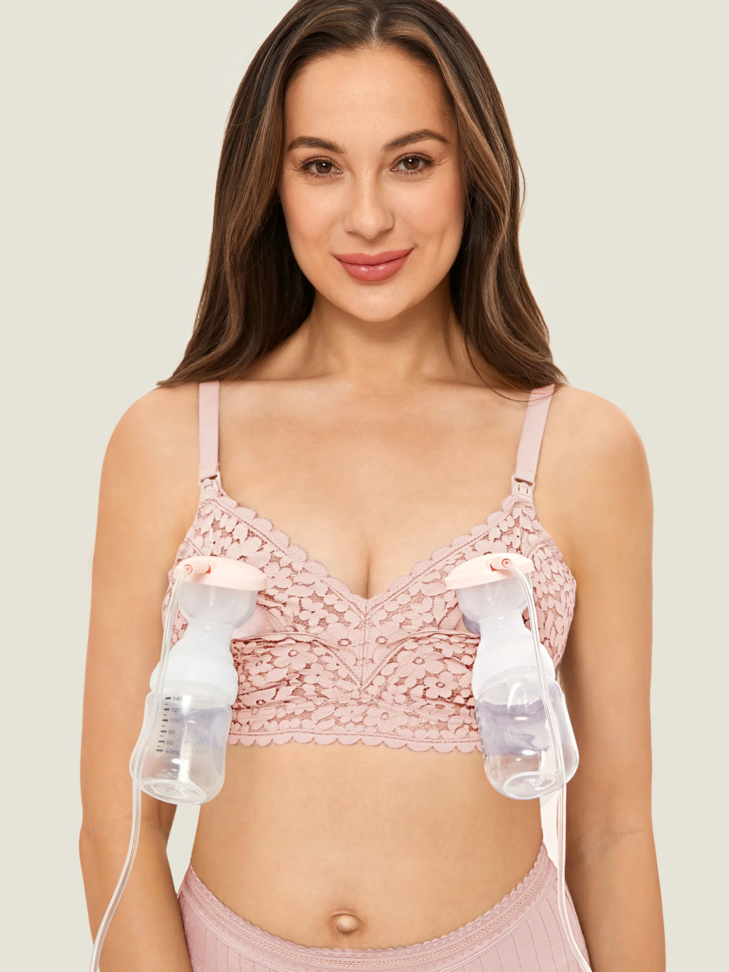 Lace Hands Free Pumping Bra - Image 9