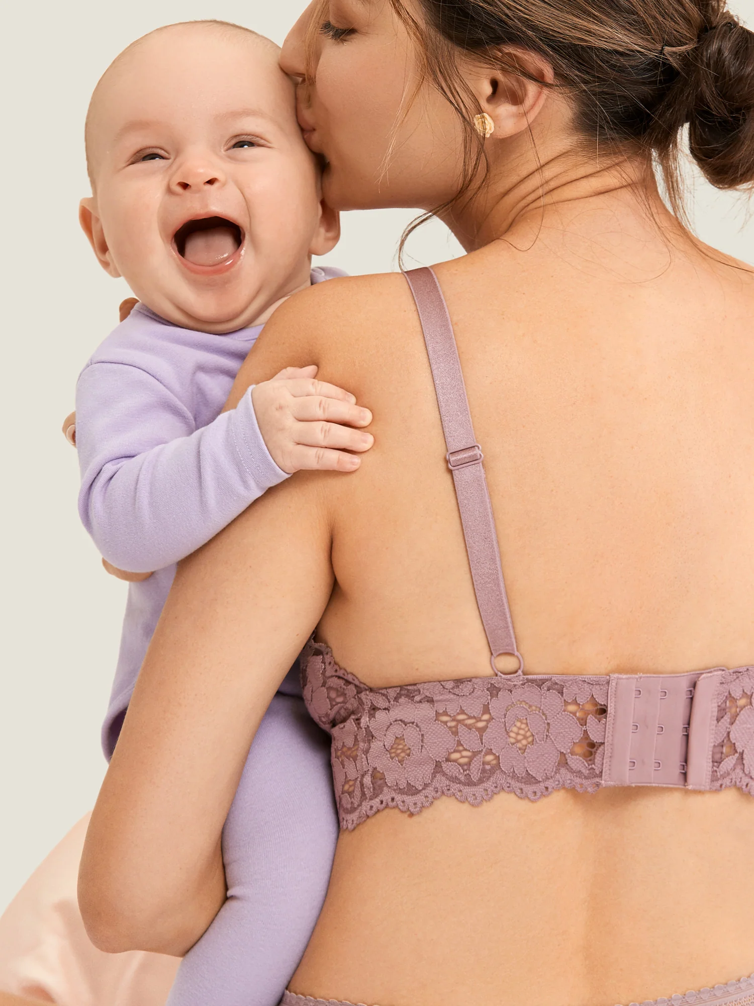 Lace Plunge Nursing Bralette - Image 12