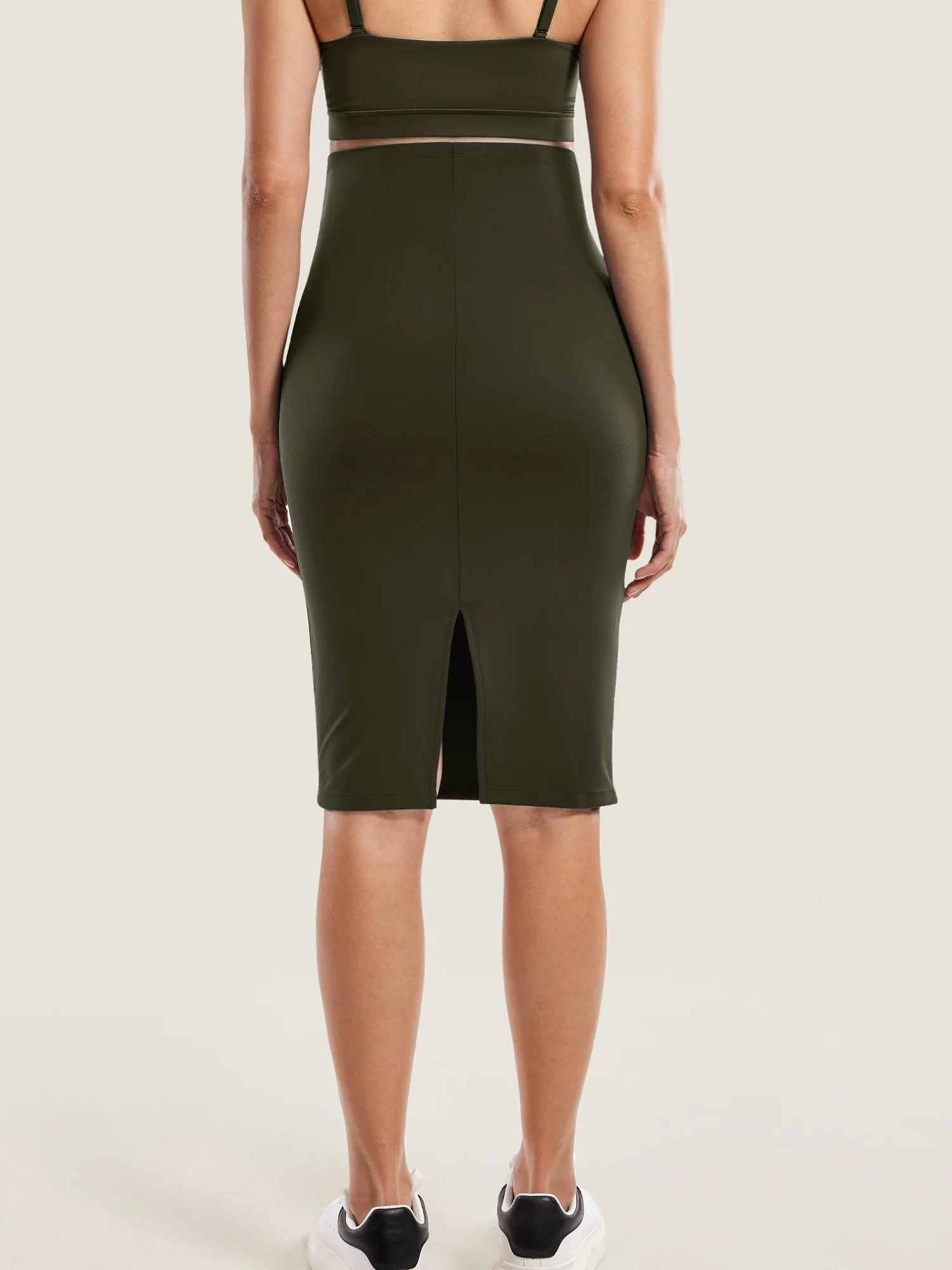 Natrelax® Maternity High Waisted Midi Skirts - Image 10