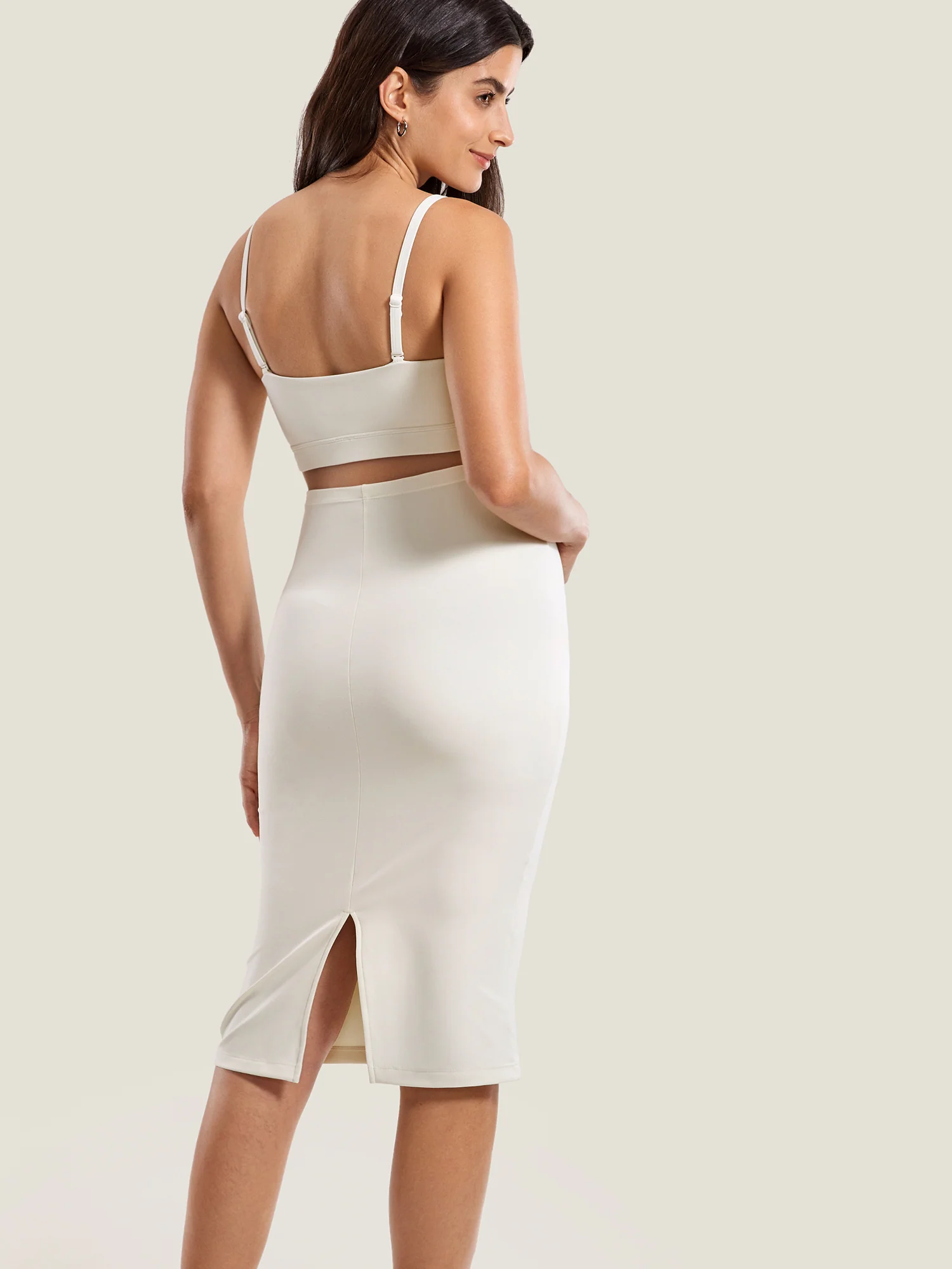 Natrelax® Maternity High Waisted Midi Skirts - Image 19