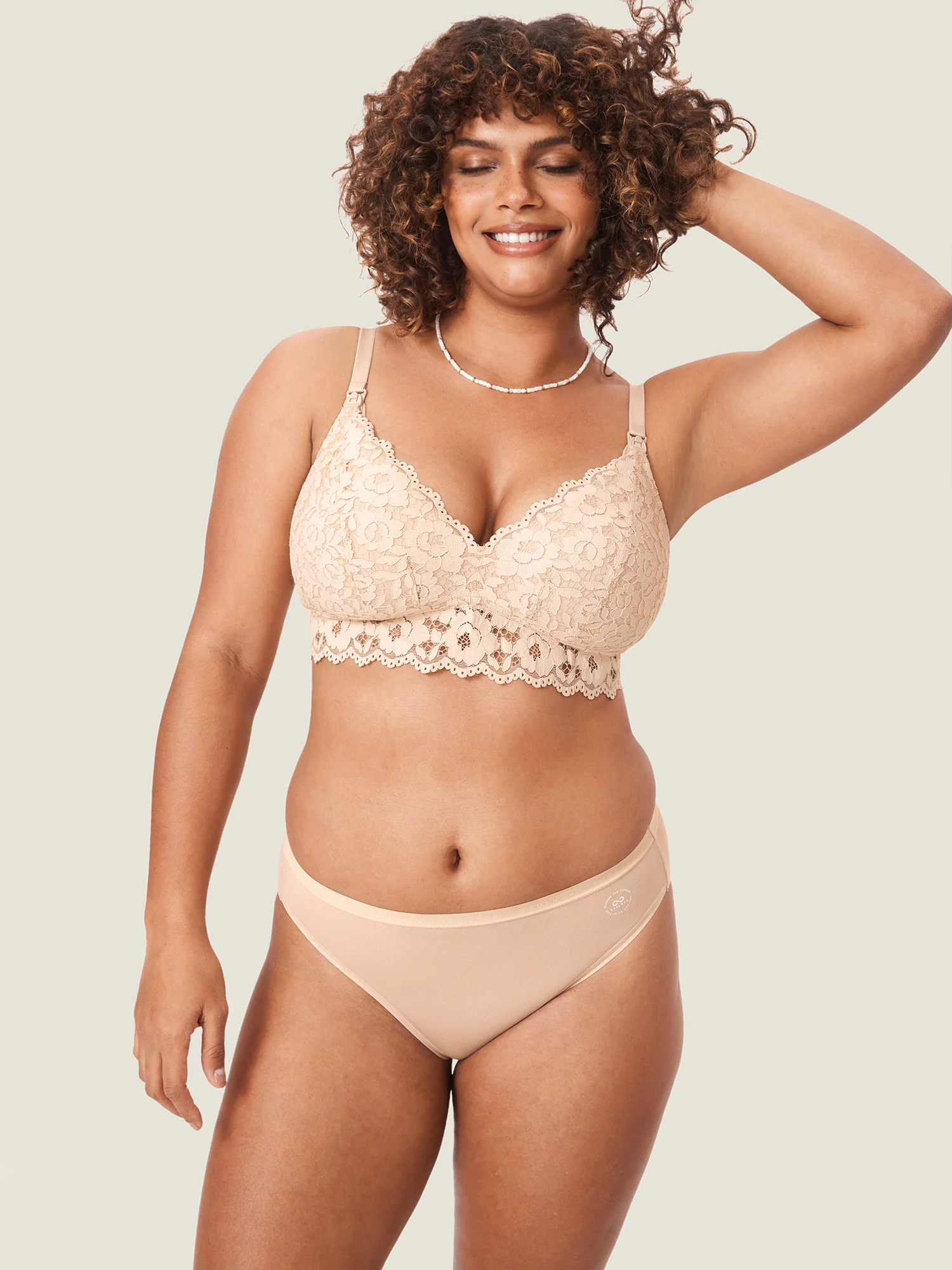 More Support Lace Nursing Bralette - Image 15