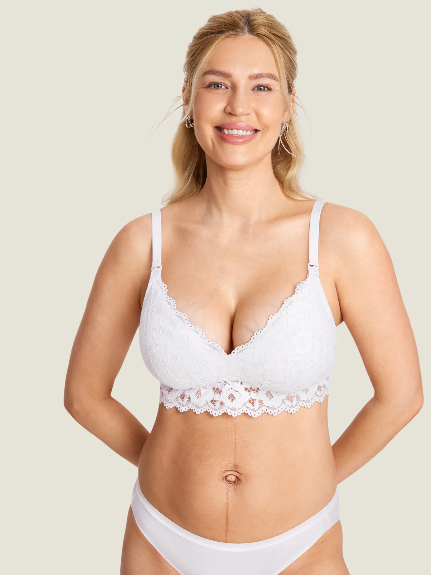 More Support Lace Nursing Bralette - Image 5