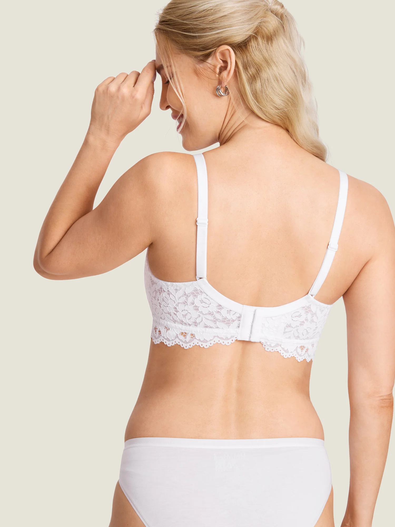 More Support Lace Nursing Bralette - Image 8