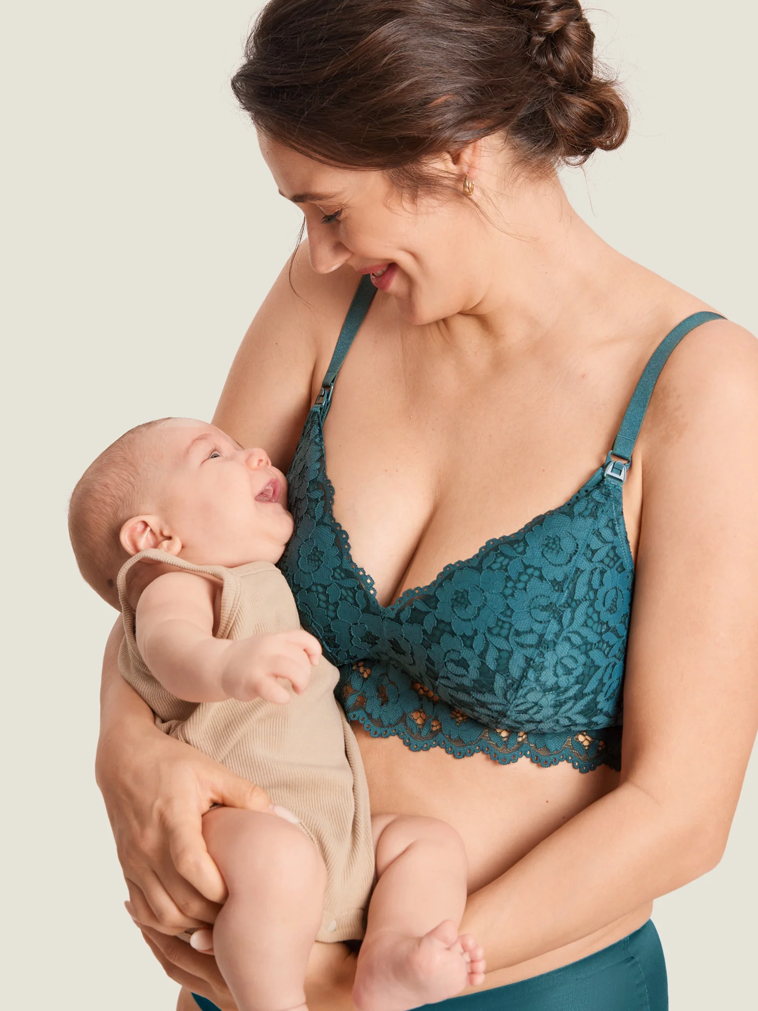 More Support Lace Nursing Bralette - Image 9