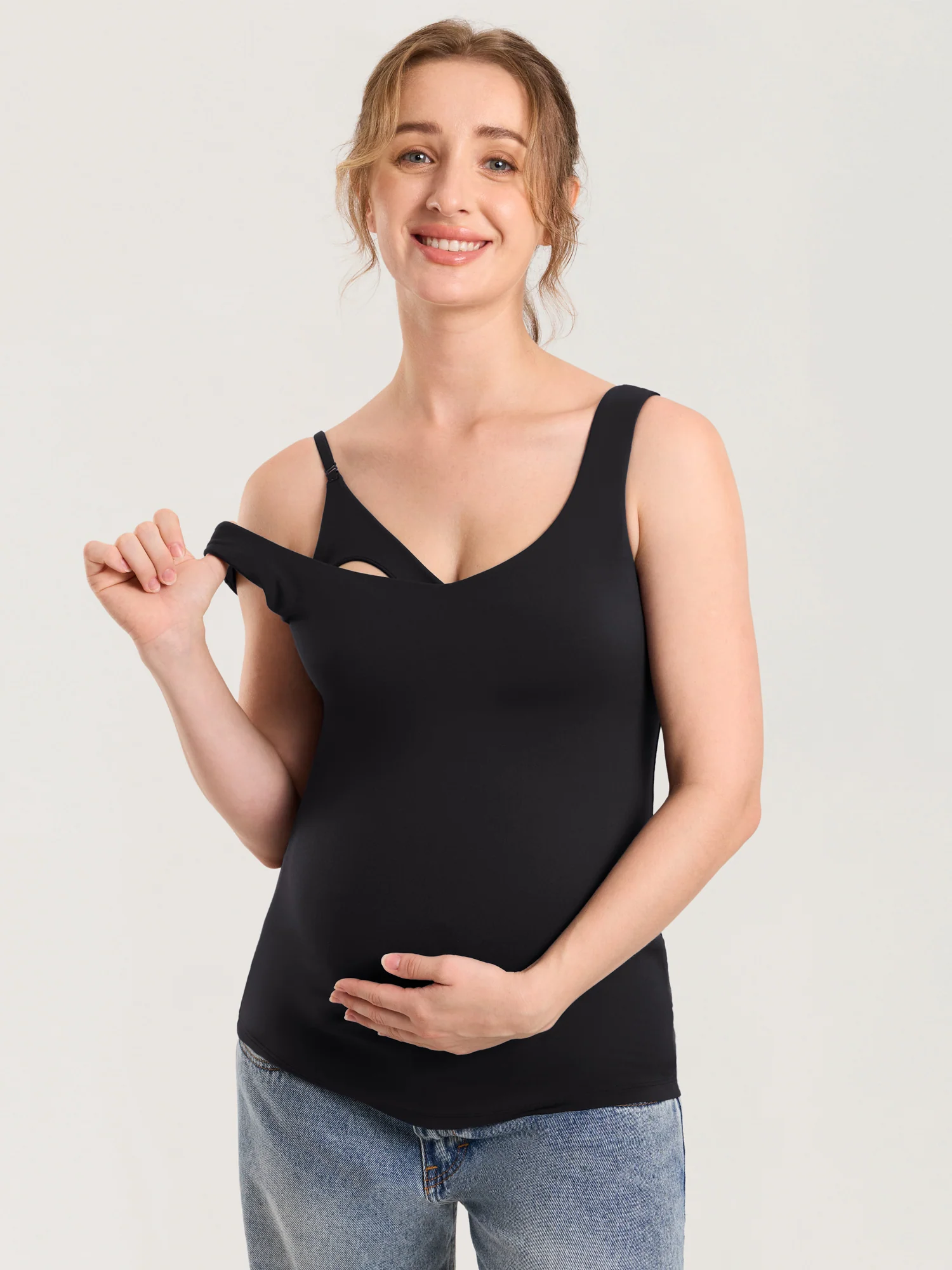 Natrelax® V Neck Nursing Tank Top - Image 5