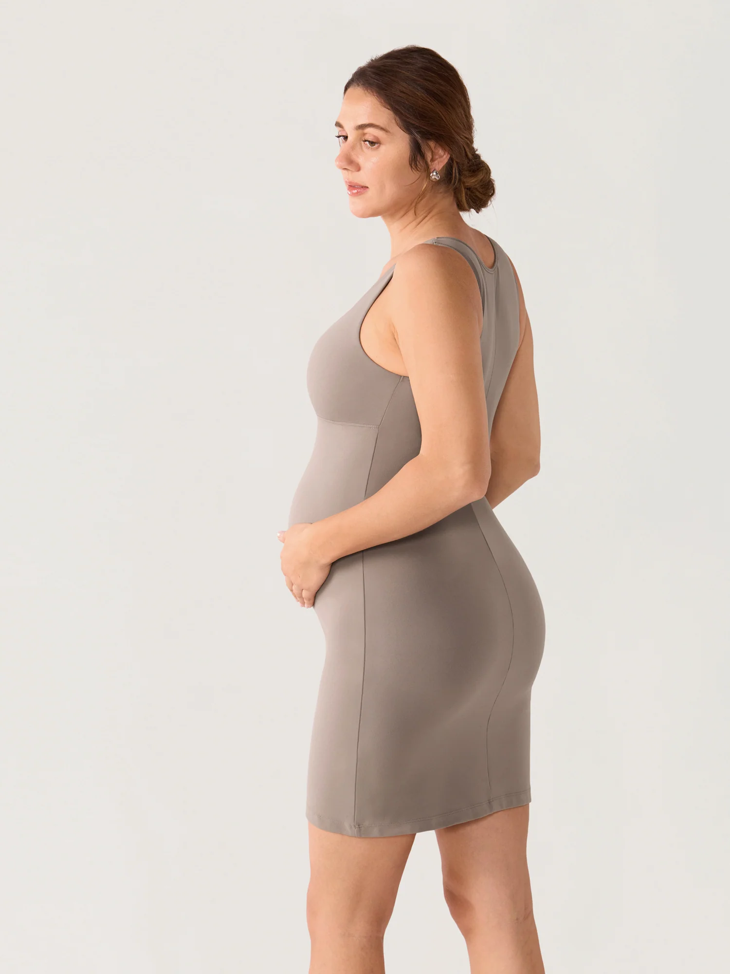 Natrelax® Crossover Maternity & Nursing Mini Dress - Image 13