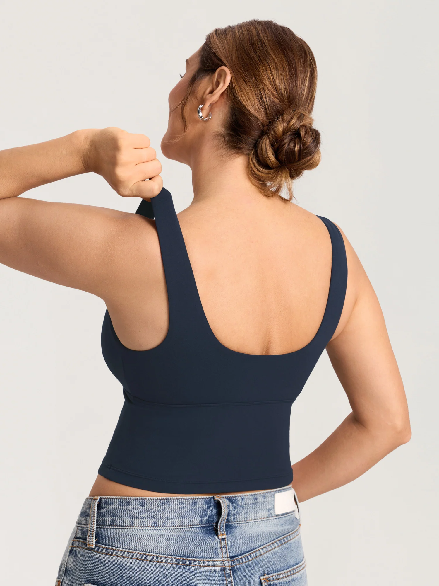 Natrelax® Crossover Nursing Crop Tank Top - Image 12