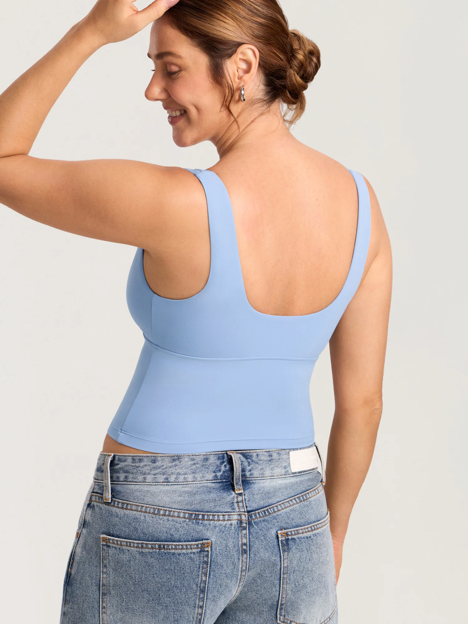 Natrelax® Crossover Nursing Crop Tank Top - Image 20