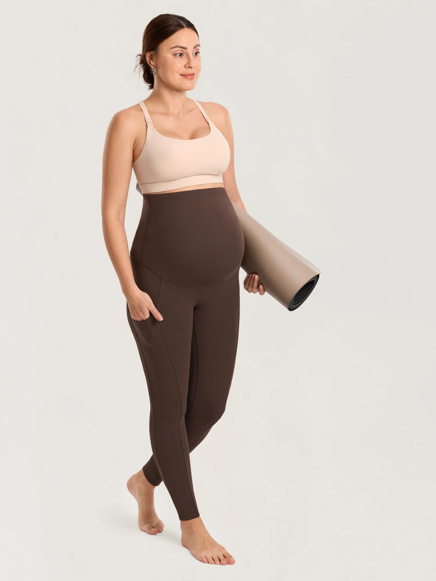 Natrelax® Maternity Leggings with Pockets 25" - Image 4