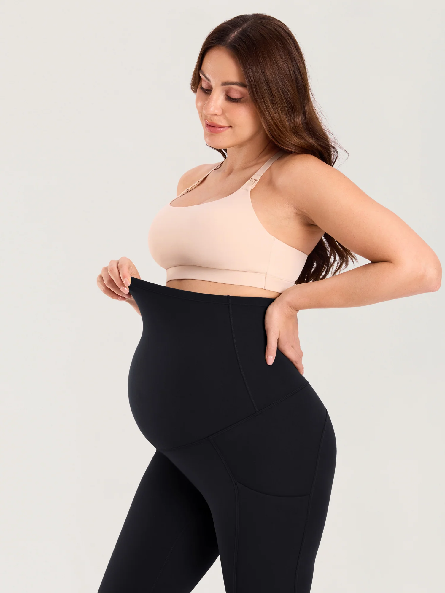 Natrelax® Maternity Leggings with Pockets 25" - Image 9