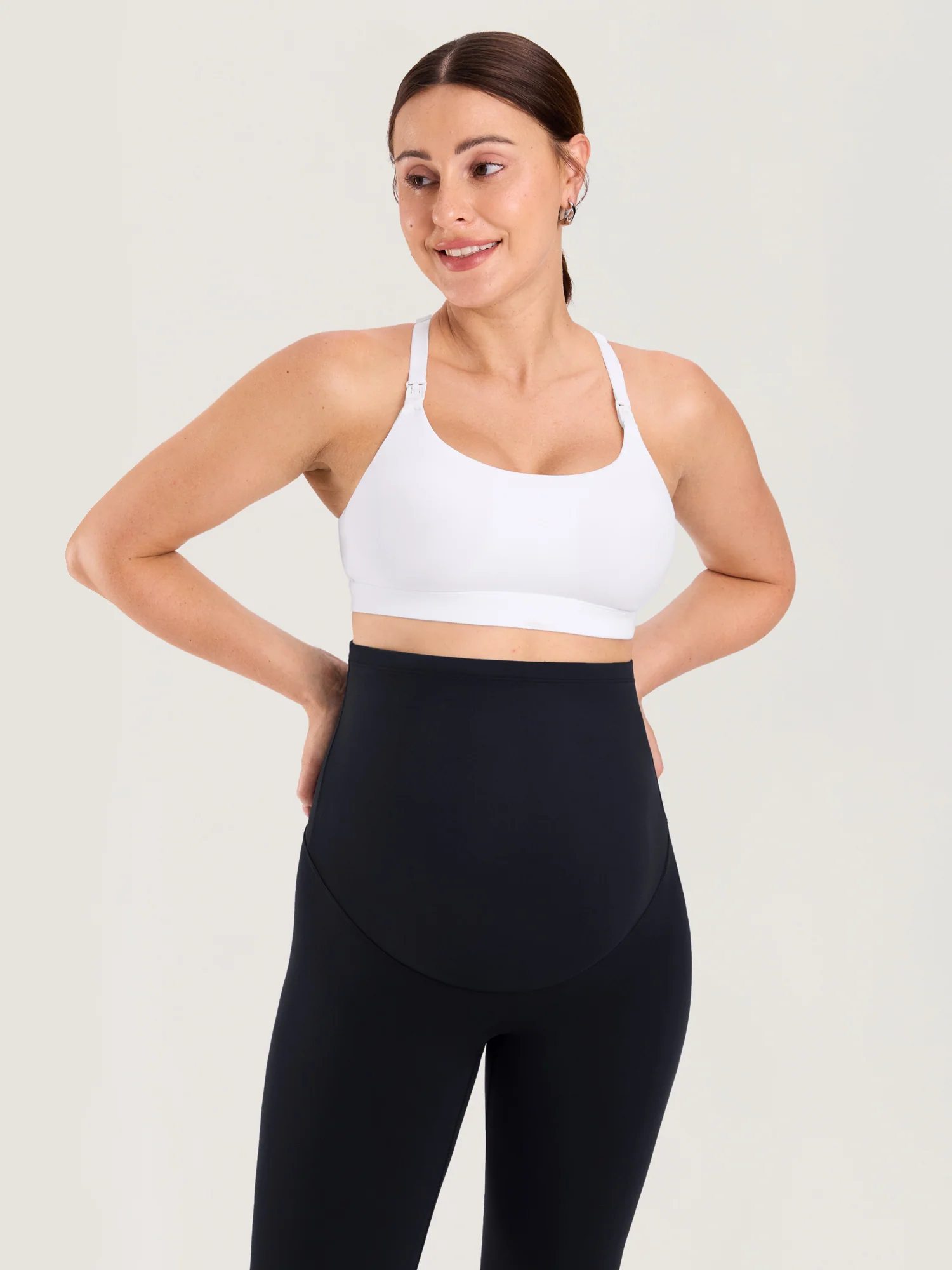 Natrelax® No Front Seam Maternity Flare Leggings 31.5" - Image 13