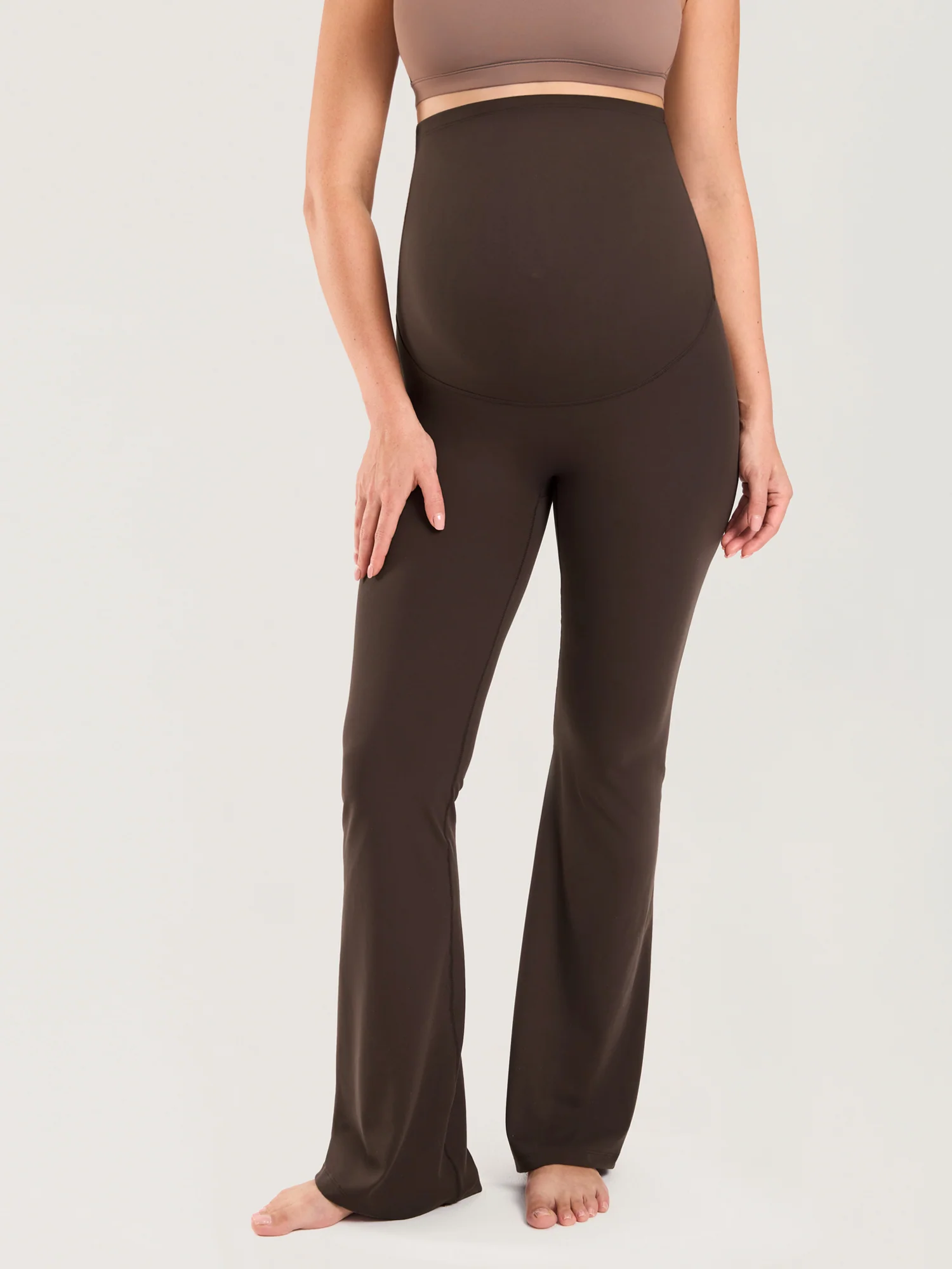 Natrelax® No Front Seam Maternity Flare Leggings 31.5" - Image 21