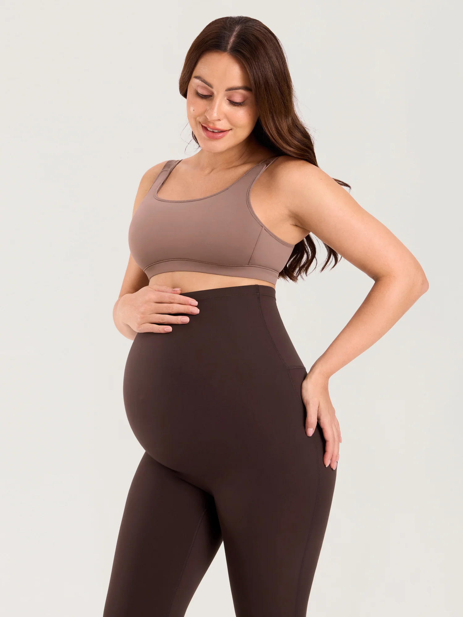 Natrelax® Seamless-Front Maternity Leggings 25" - Image 15
