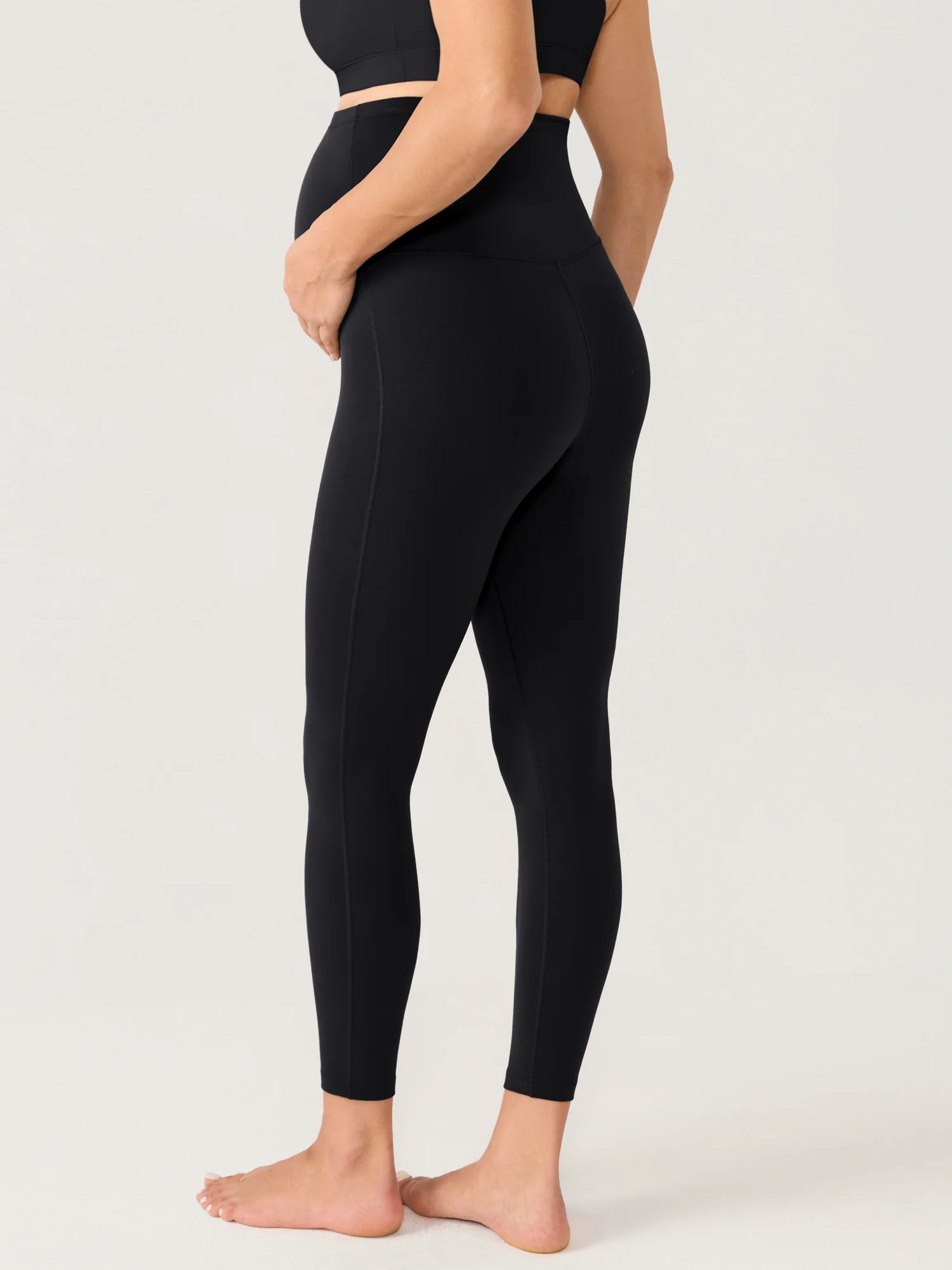 Natrelax® Seamless-Front Maternity Leggings 25" - Image 6