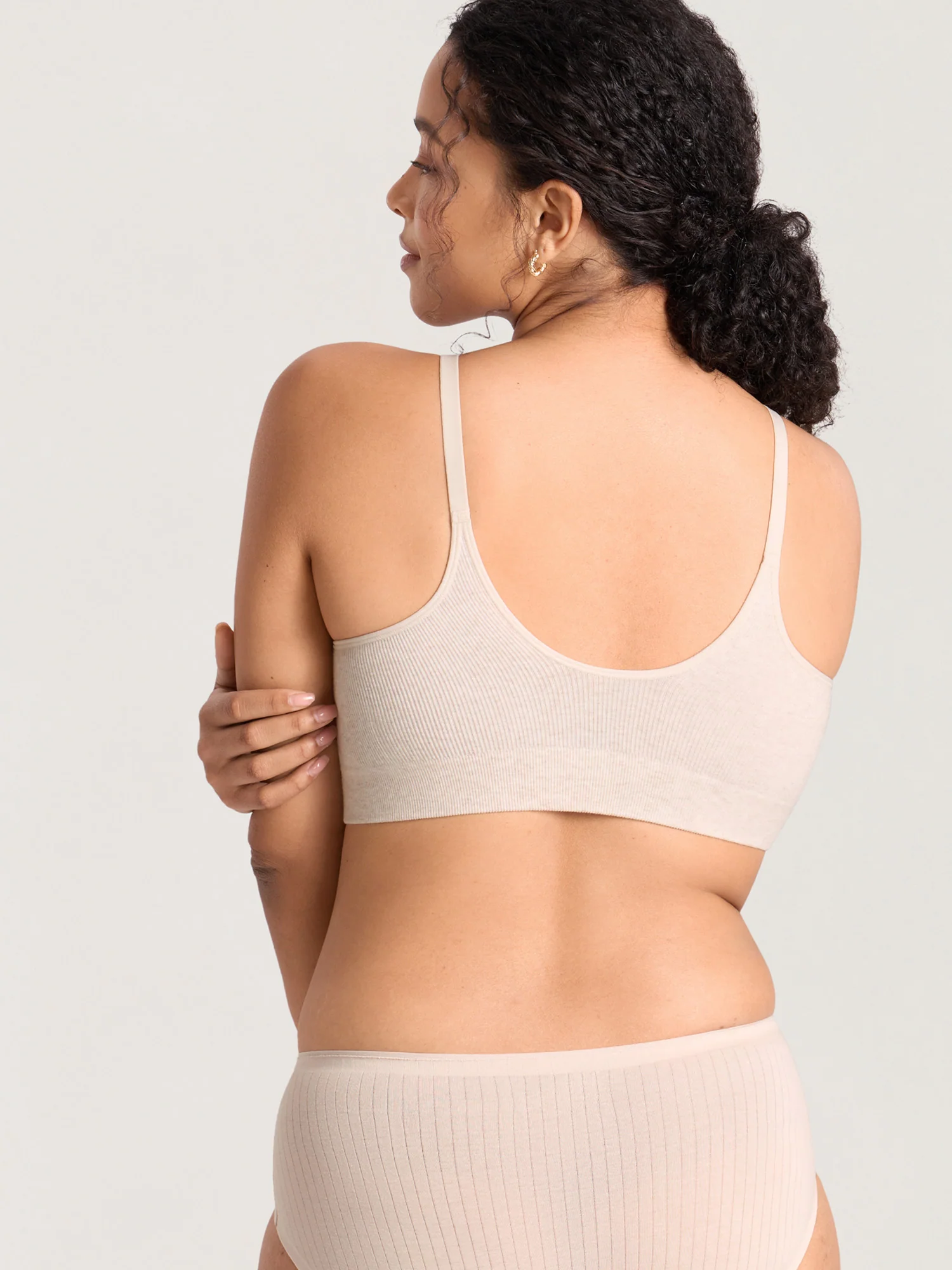 Ribbed Cotton Nursing Bralette - Image 8