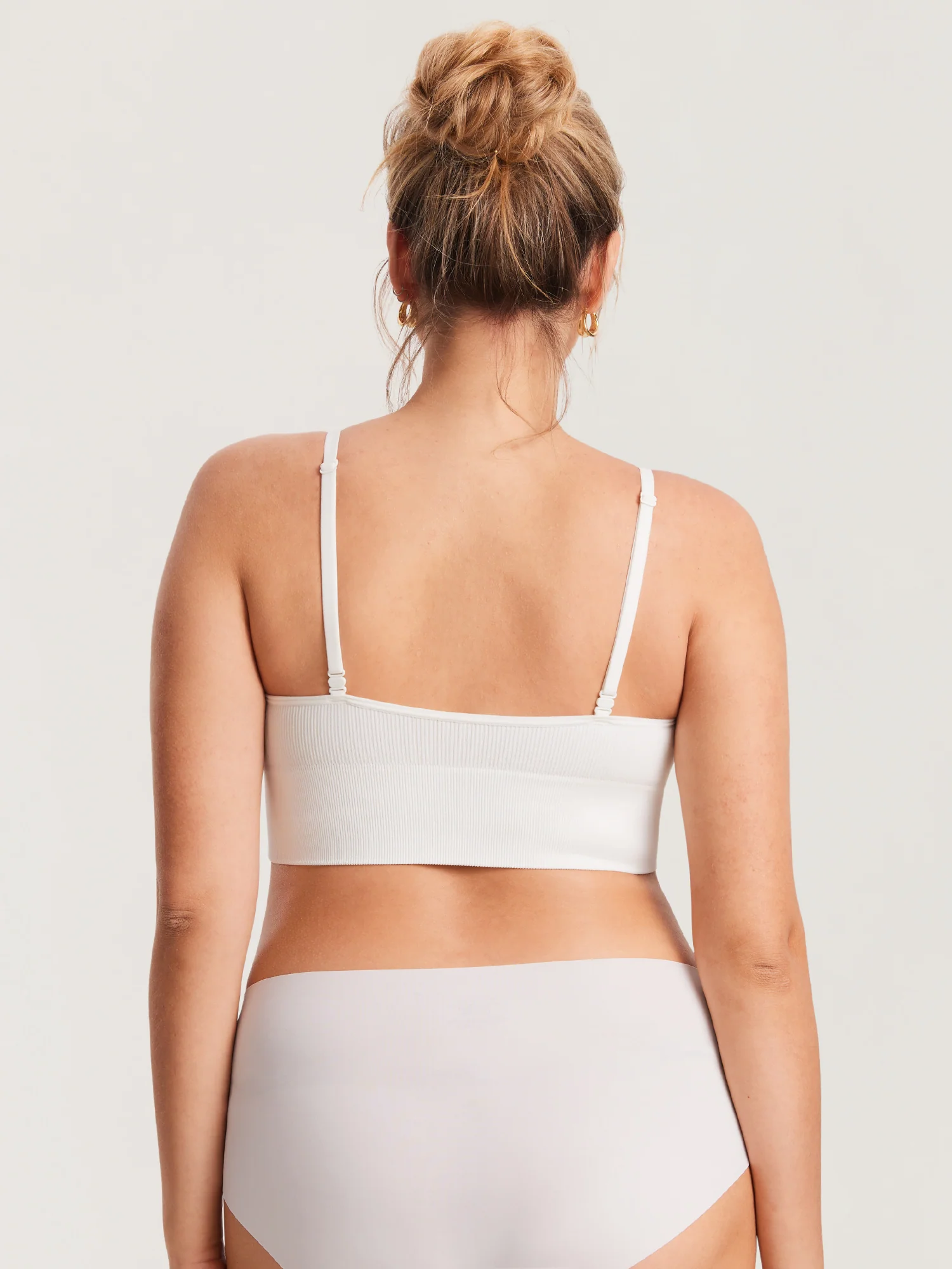 Ribbed V Neck Nursing Bralette - Image 18