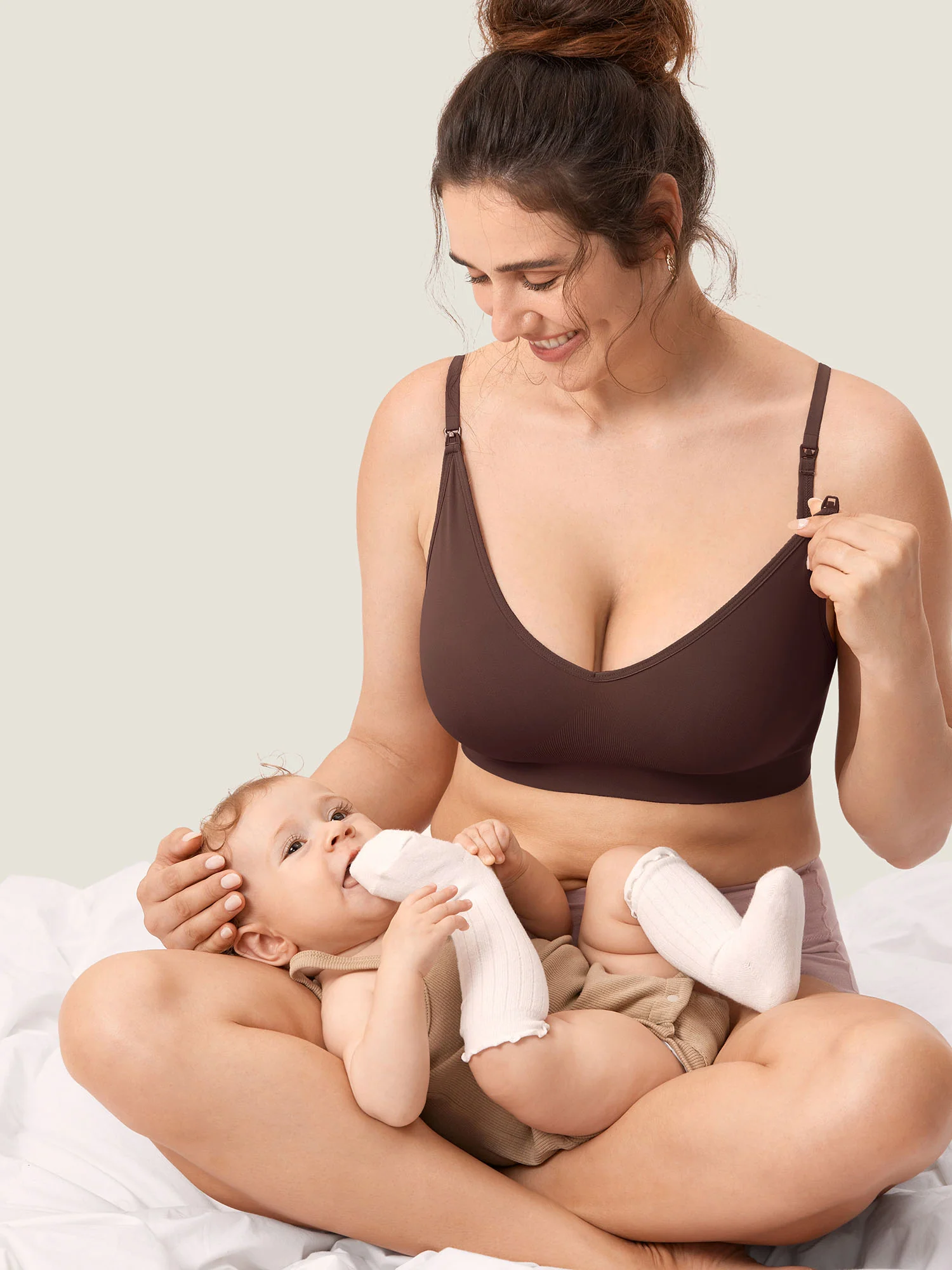 Seamless Soft Knit Nursing Bra - Image 17