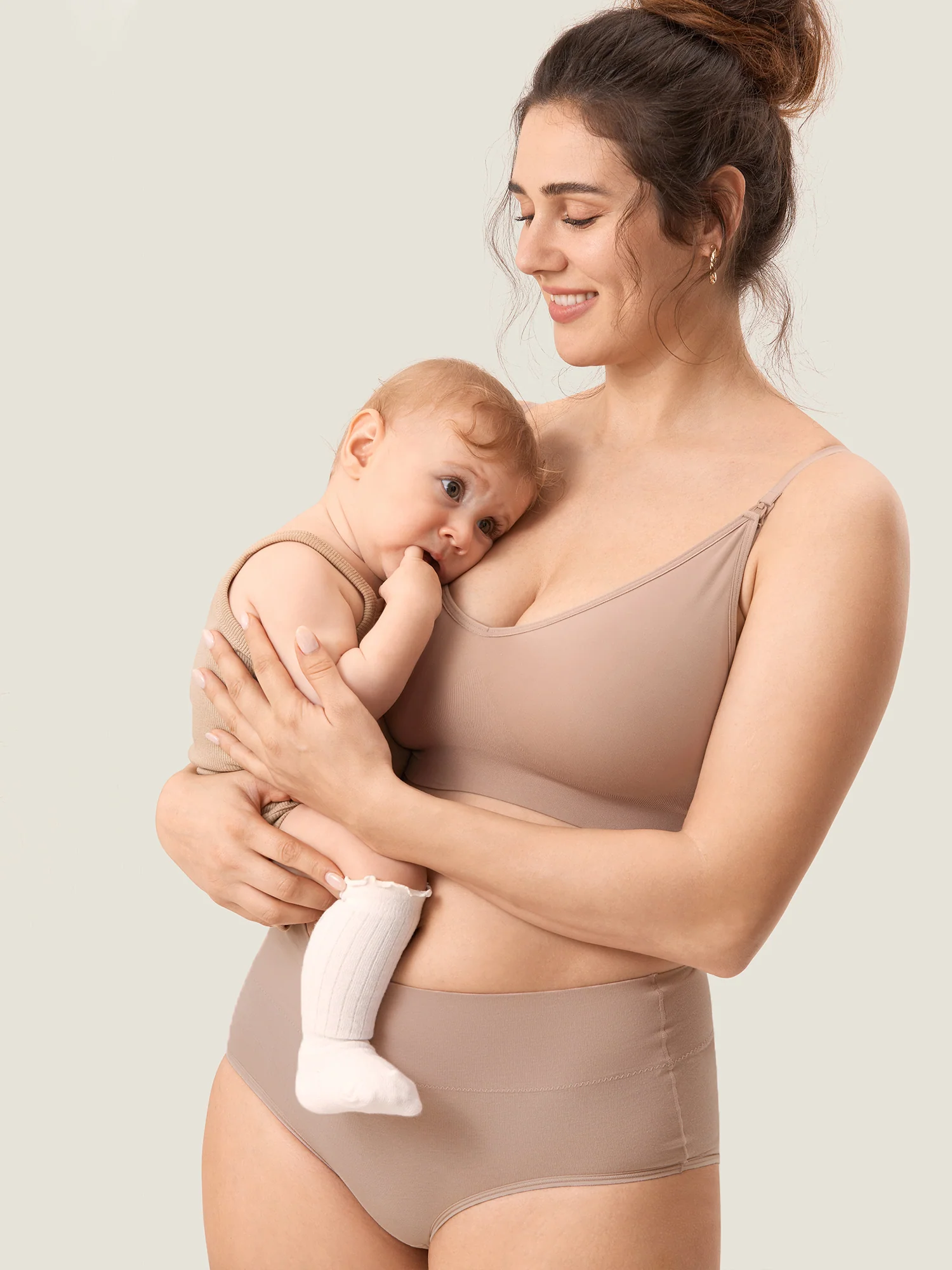Seamless Soft Knit Nursing Bra - Image 3