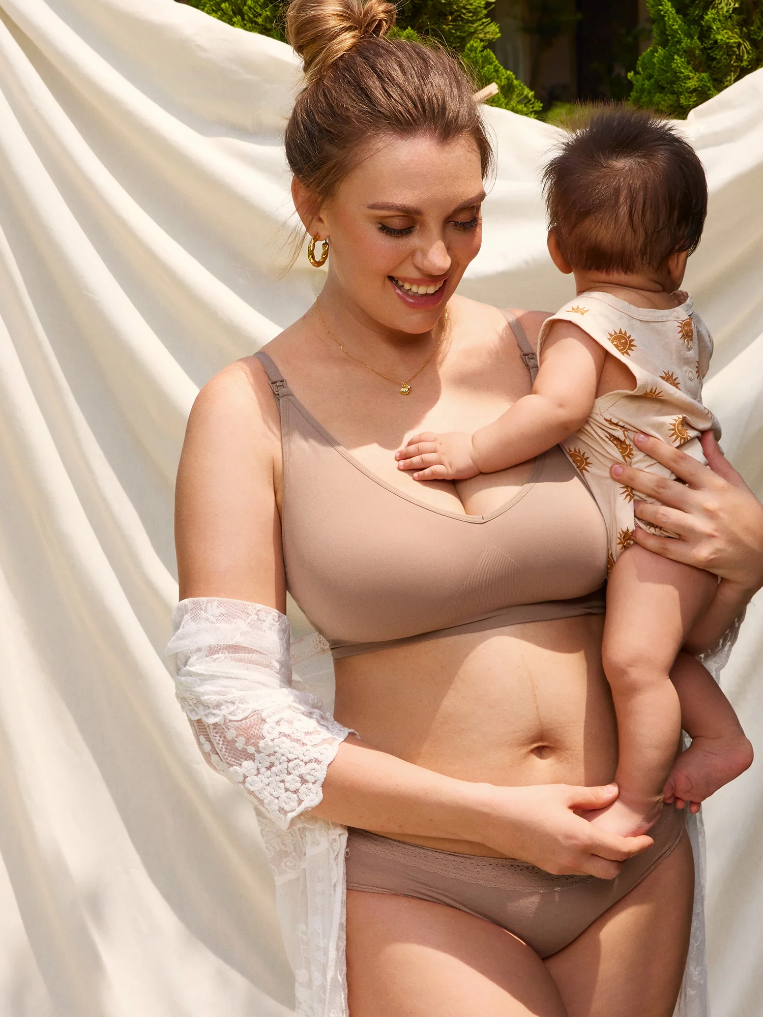 Seamless Soft Knit Nursing Bra - Image 5