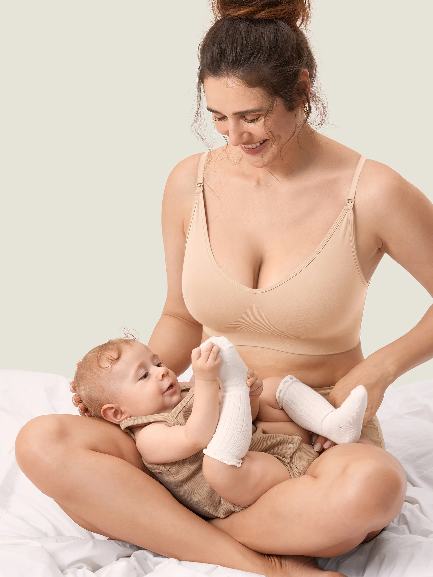 Seamless Soft Knit Nursing Bra - Image 6
